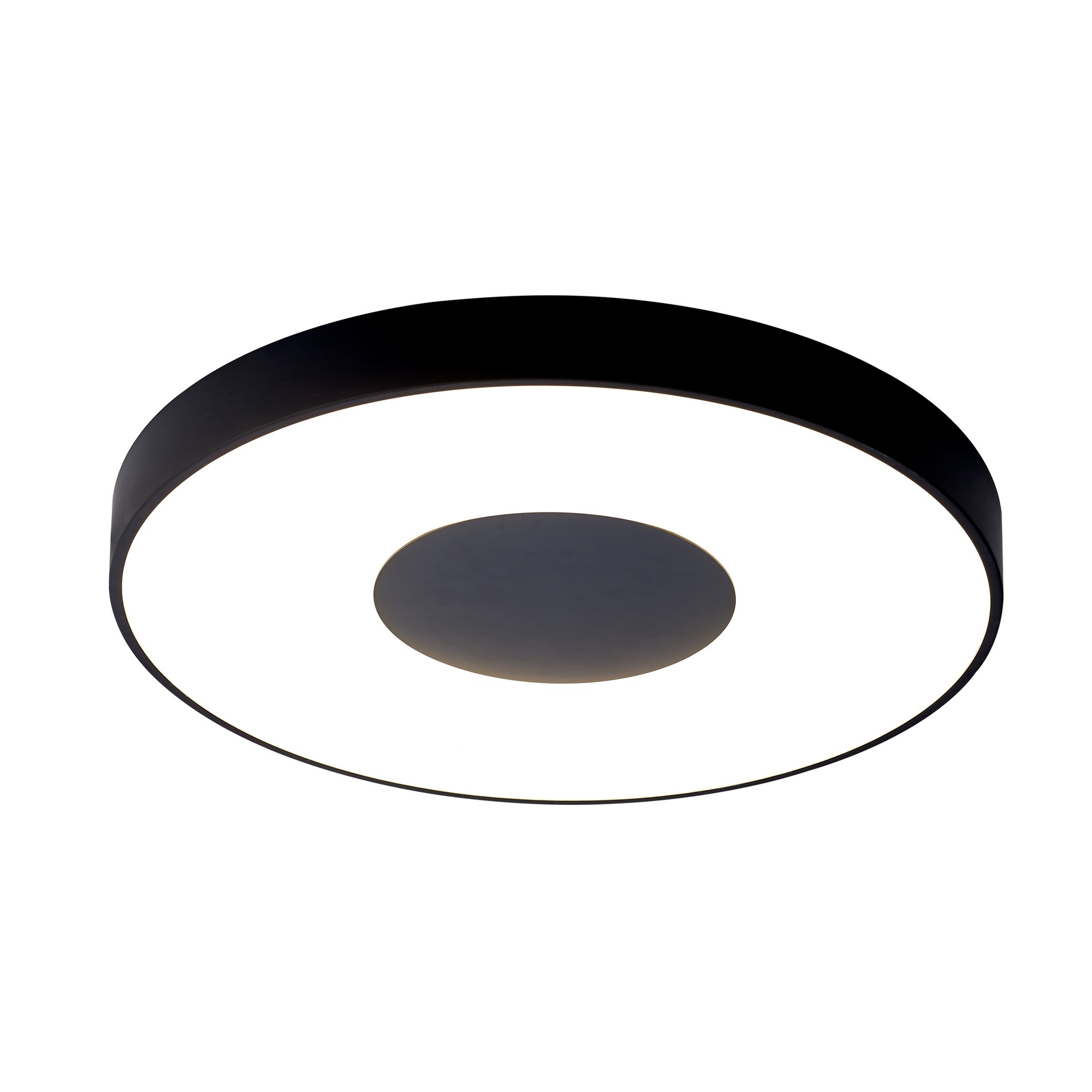 COIN * PLAFONIERA RottoNDO LED 100W - 2700-5000K - CON TELECOMANDO - NERO