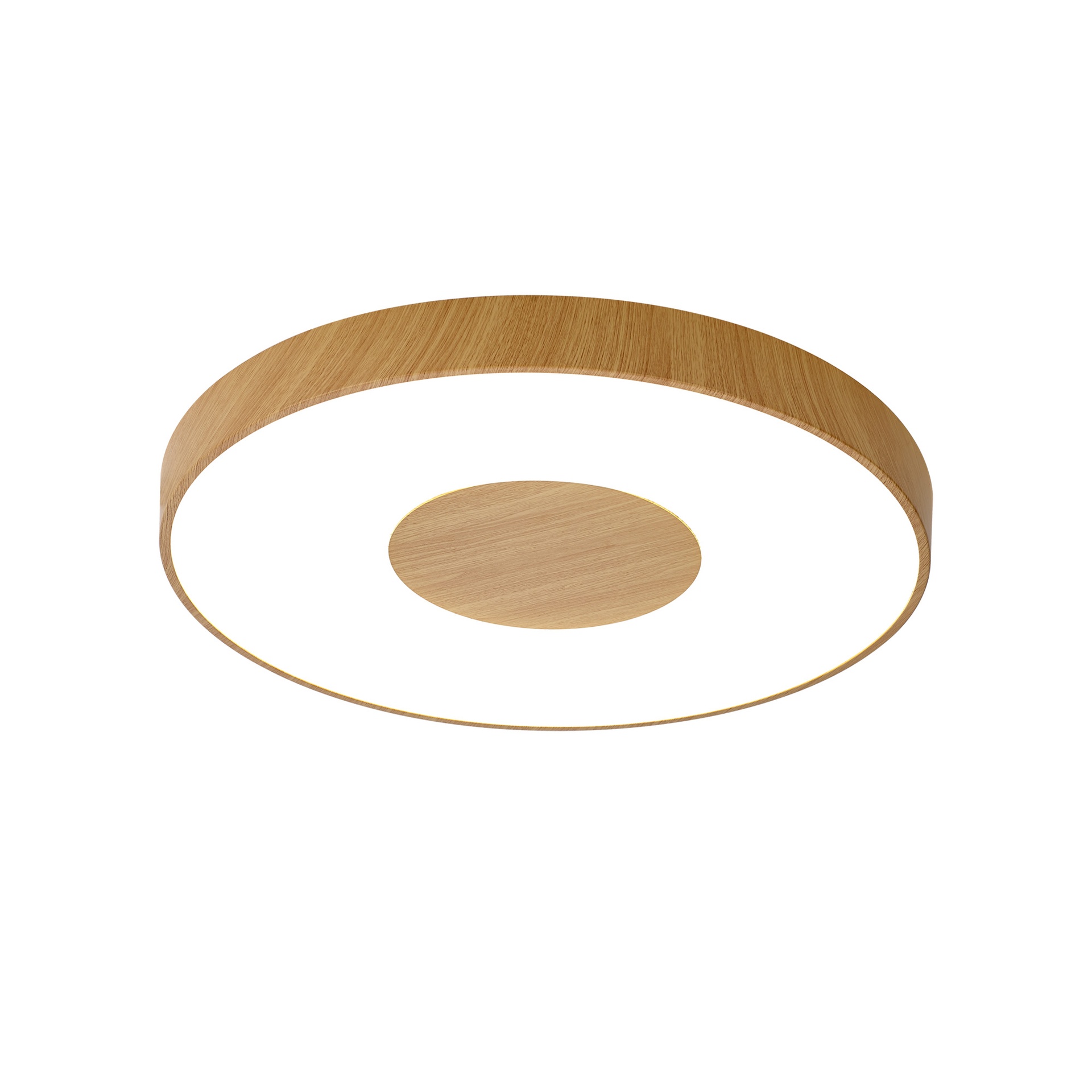 COIN * LED ROUND CEILING 80W - 2700-5000K - WITH REMOTE CONTROL - WOOD