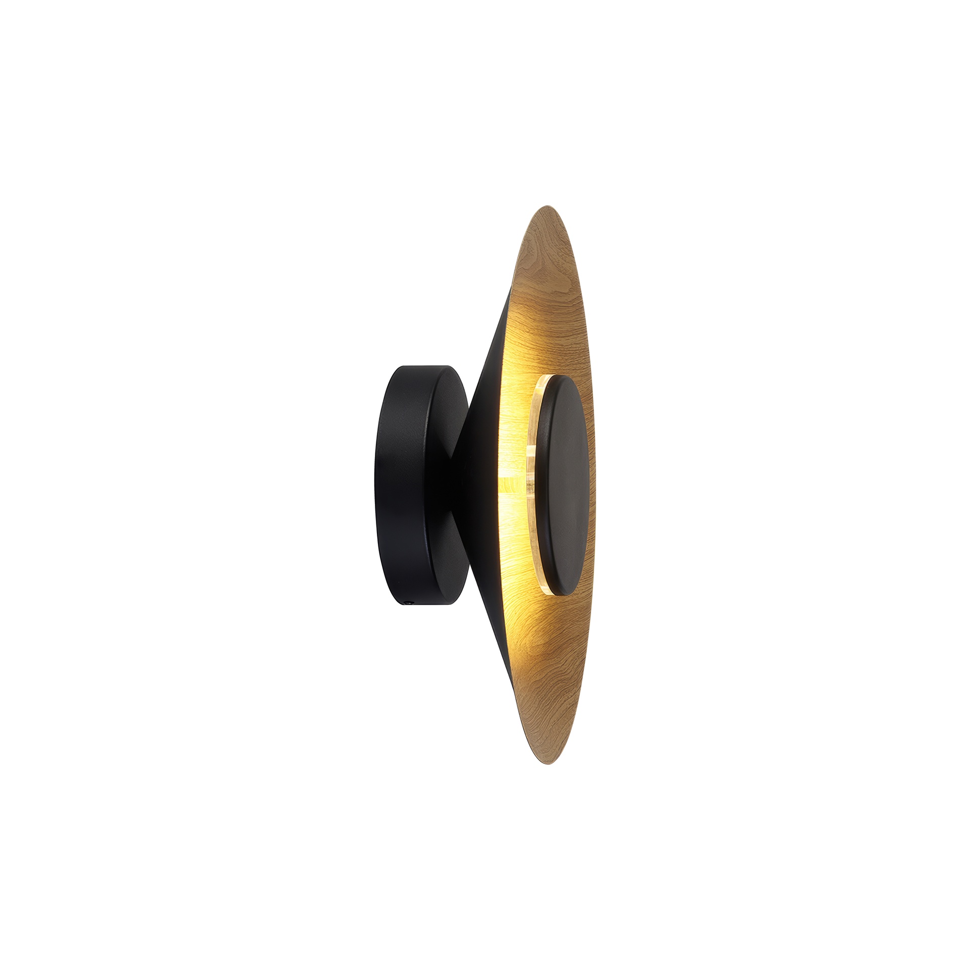 ORION * LED WALL LAMP 20W 3000K BLACK/ WOOD