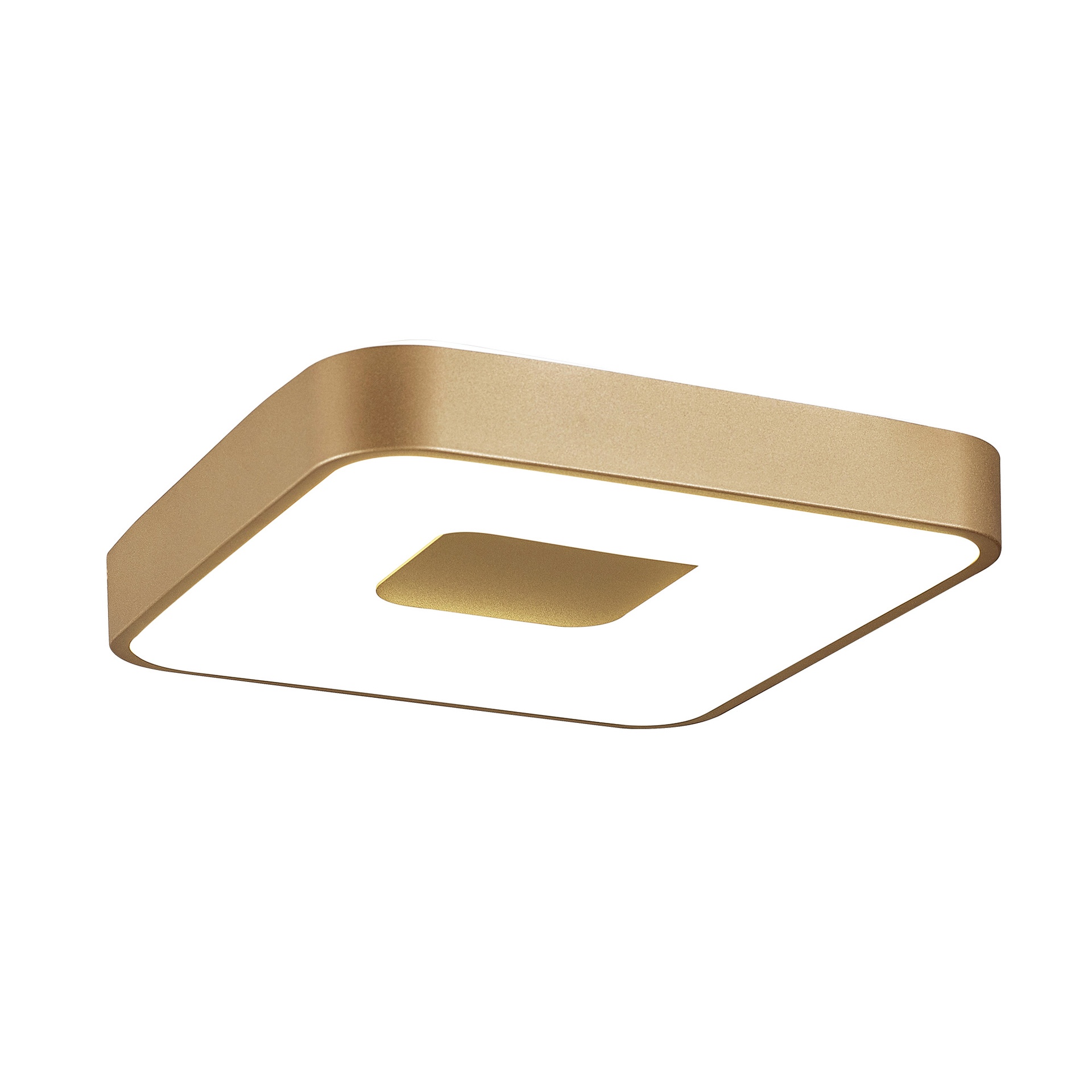 ***DES*** COIN * PLAFONNIER LED CARRÉ 80W - 2700-5000K - AVEC TÉLÉCOMMANDE - OR