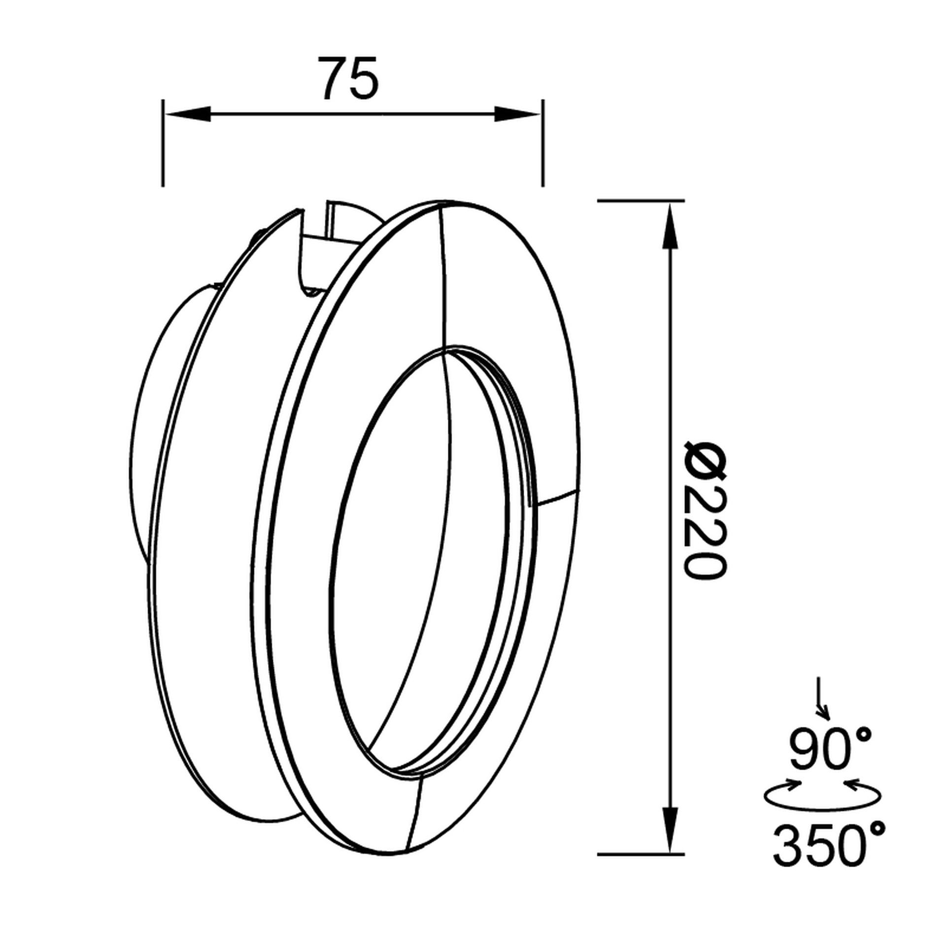 Toronto · Luminaires muraux · Blanc