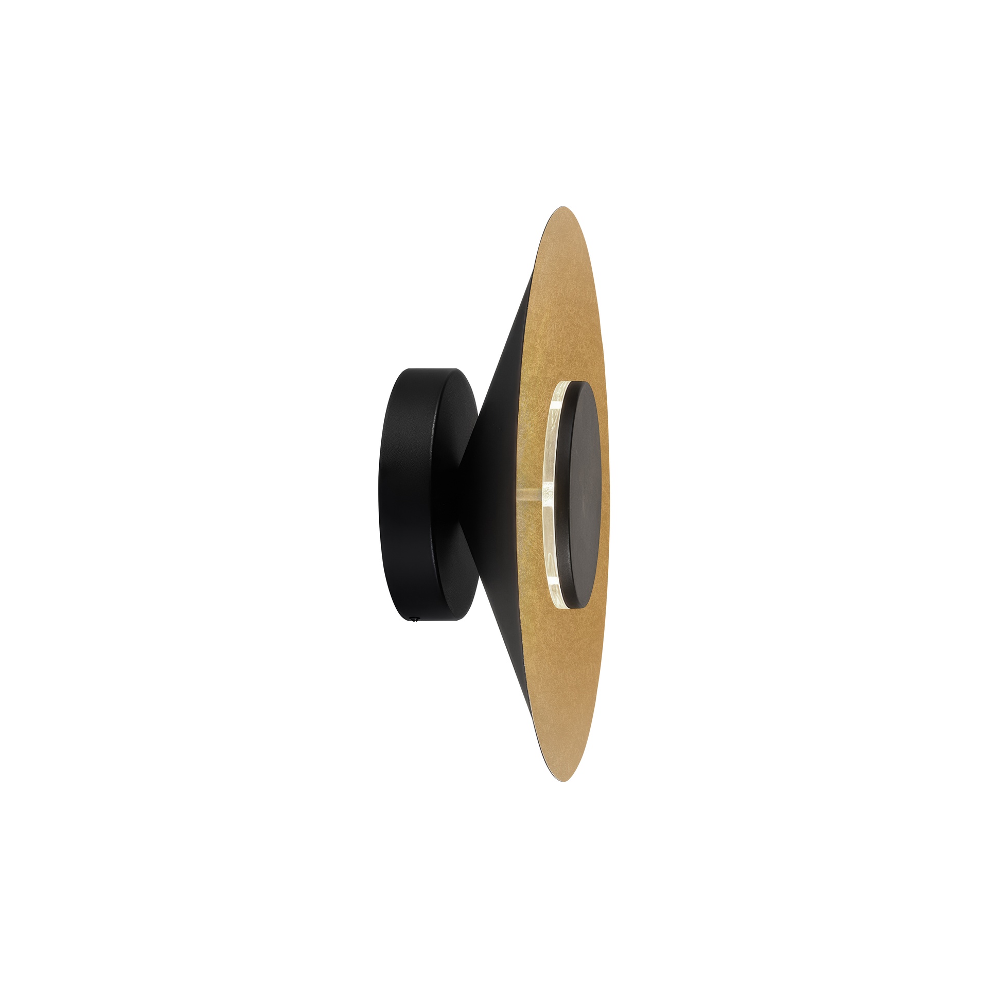 ORION * APPLIQUE LED 20W 3000K NERO / PAN DE ORO