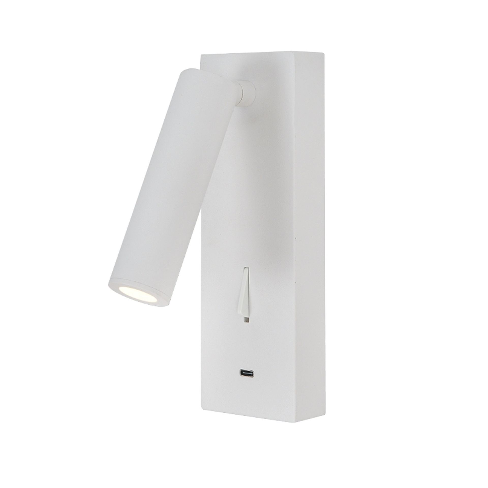 TARIFA III * APPLIQUE LETTORE LED 3W 3000K BIANCO TYPE-C CARICATORE