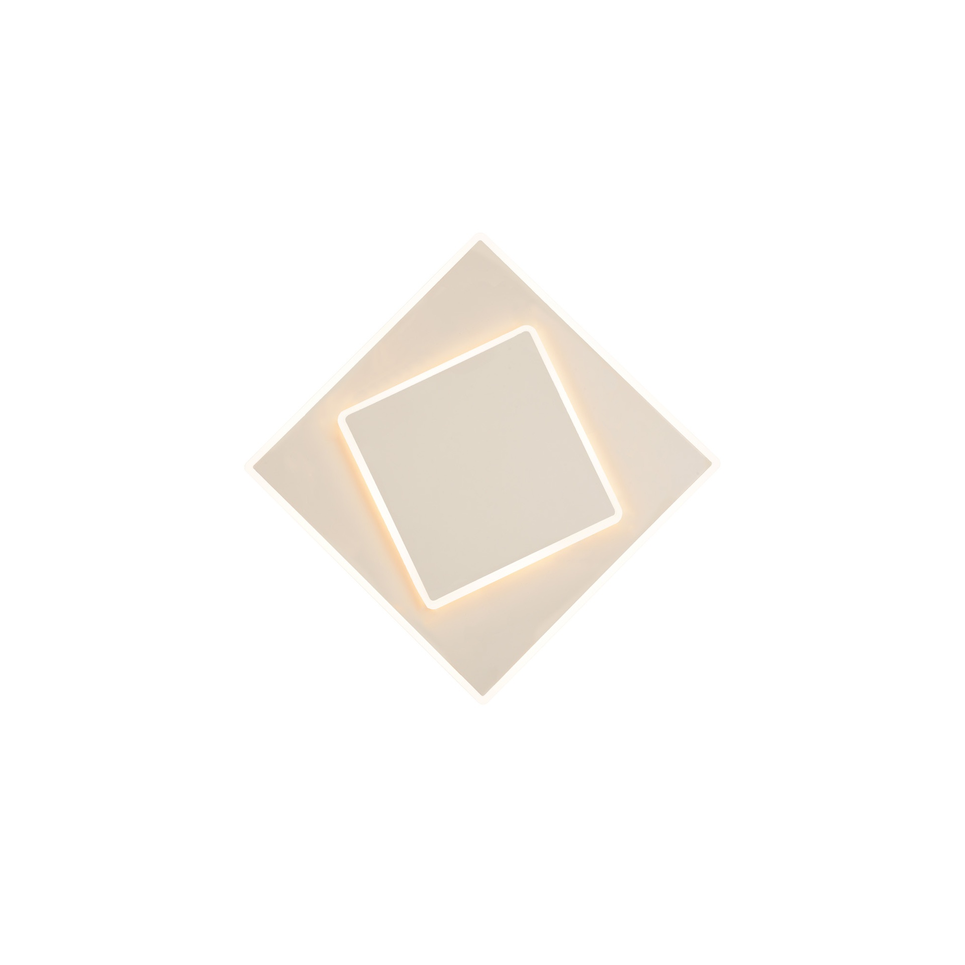 DAKLA * APPLIQUE QUADRATO LED 12W BIANCO