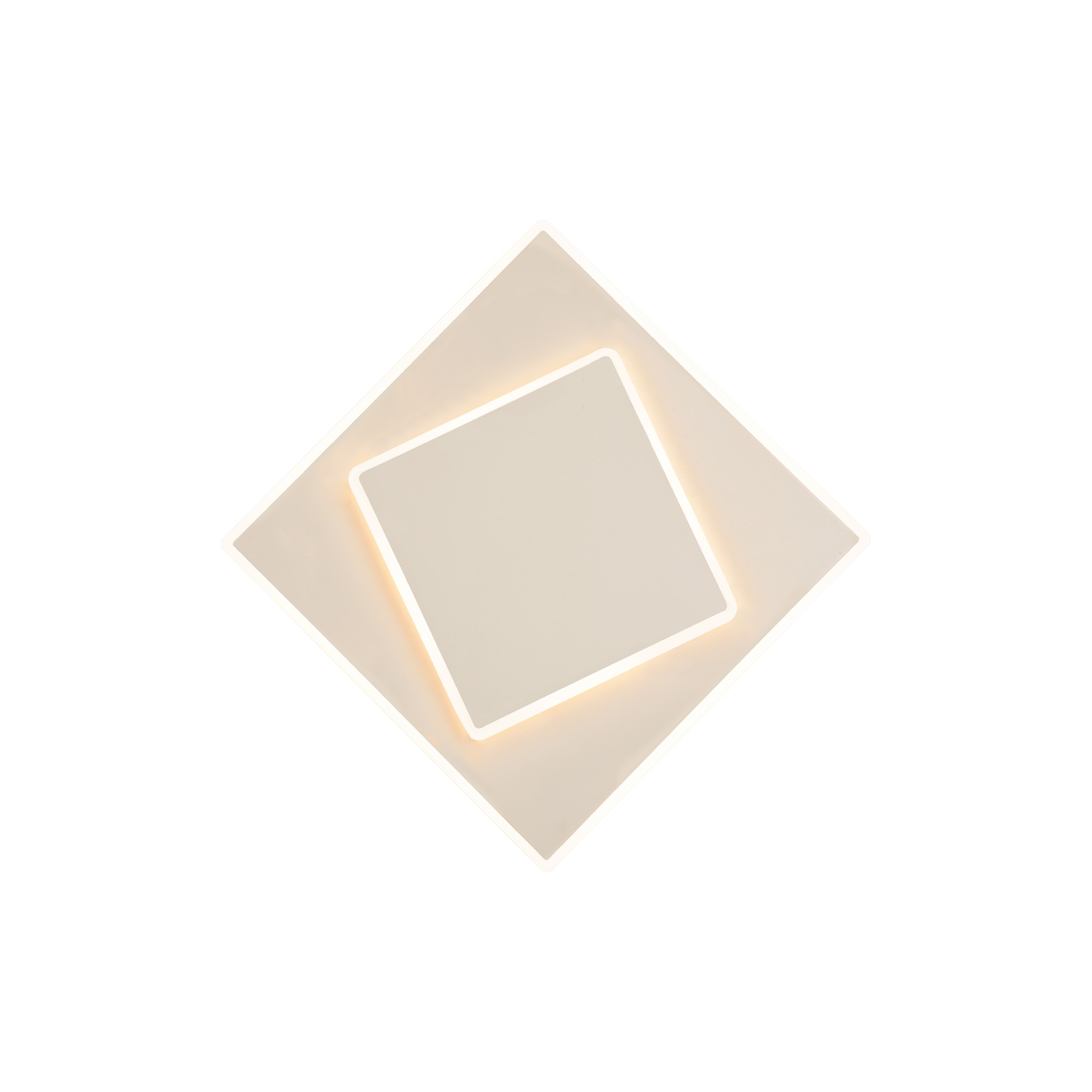 DAKLA * SQUARE WALL LAMP LED 18W WHITE