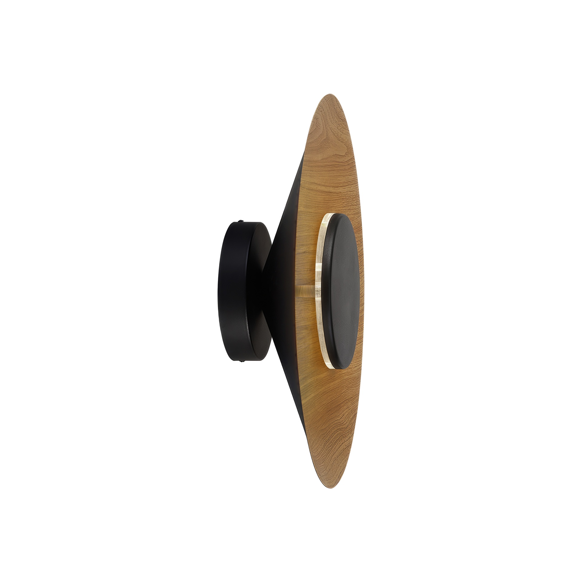 ORION * LED WALL LAMP 24W 3000K BLACK/ WOOD