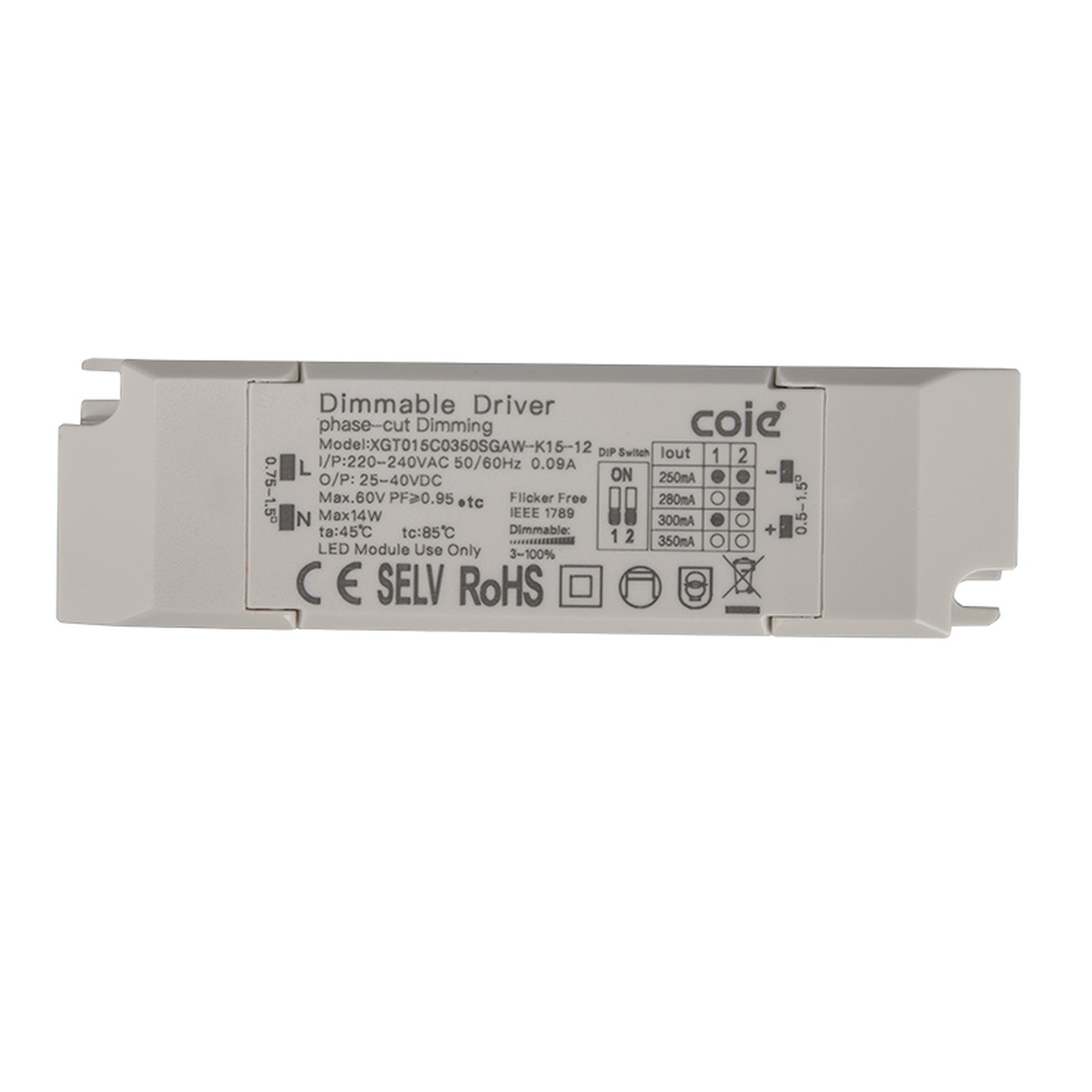 SUNSET / TAMPA * Driver 10w  Variation par coupure de phase