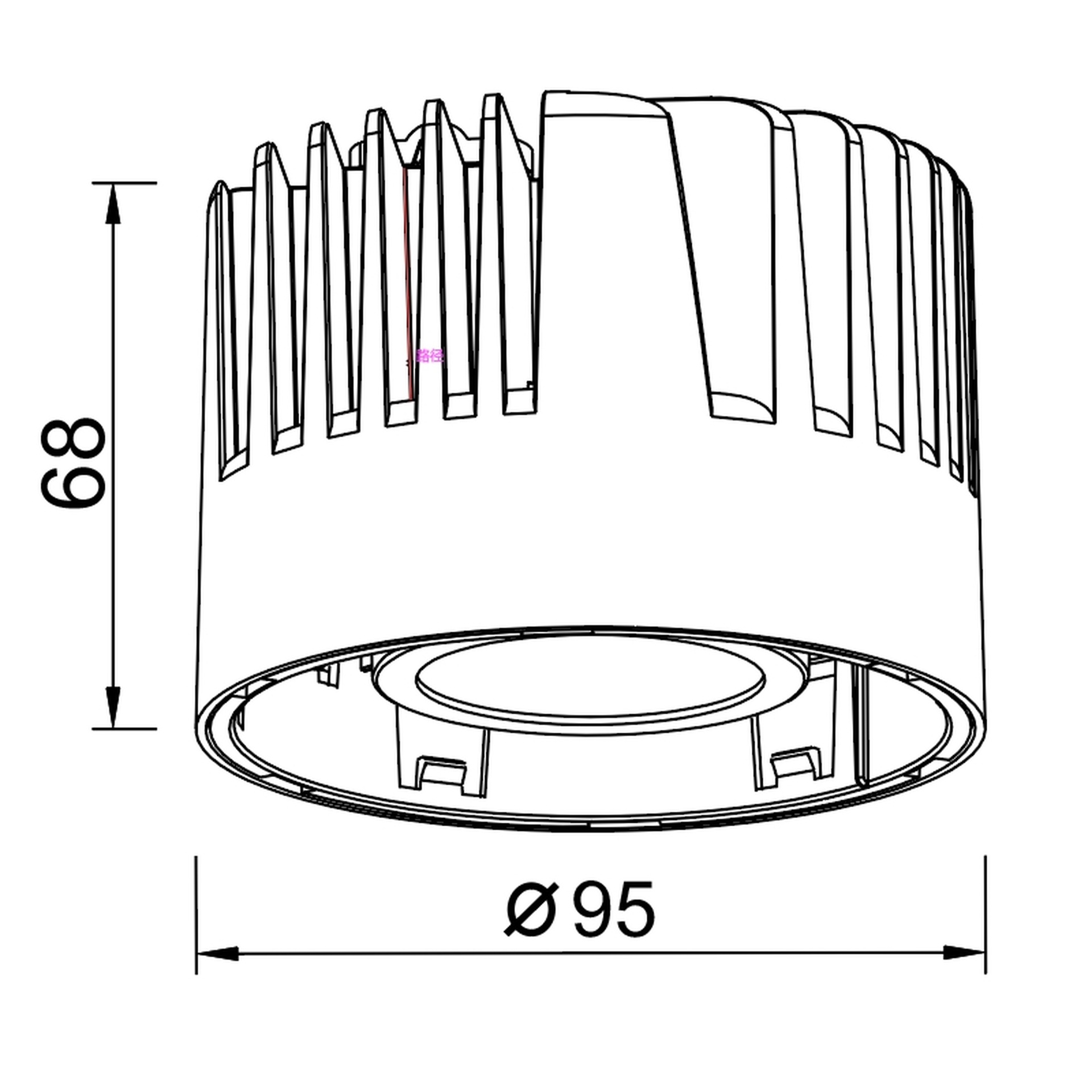 SUNSET * 20/30W HEAT SINK