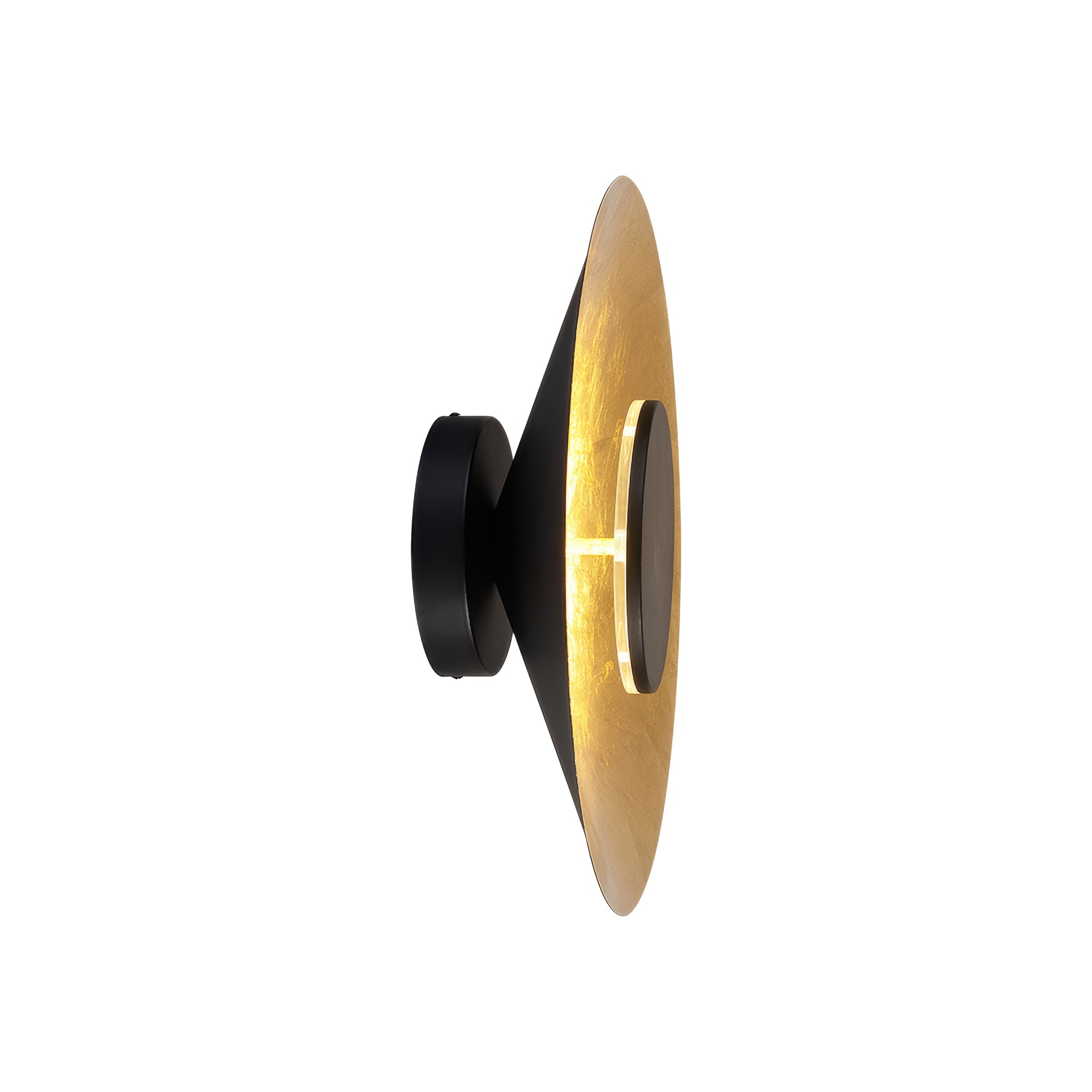 ORION * LED WALL LAMP 24W 3000K BLACK / PAN DE GOLD