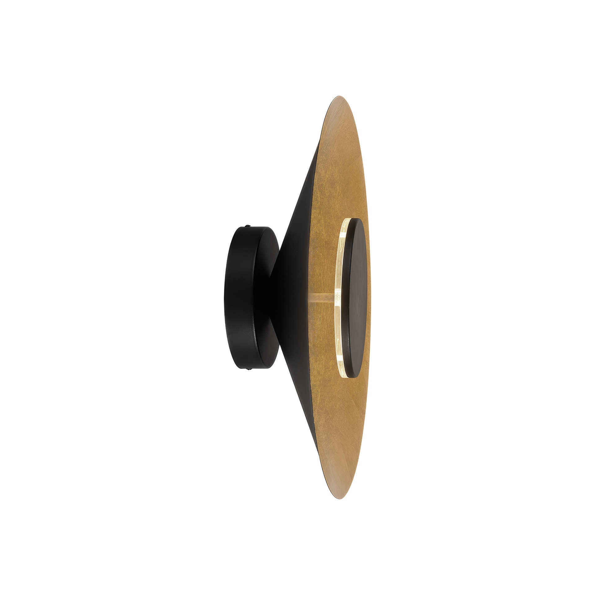 ORION * LED WALL LAMP 24W 3000K BLACK / PAN DE GOLD