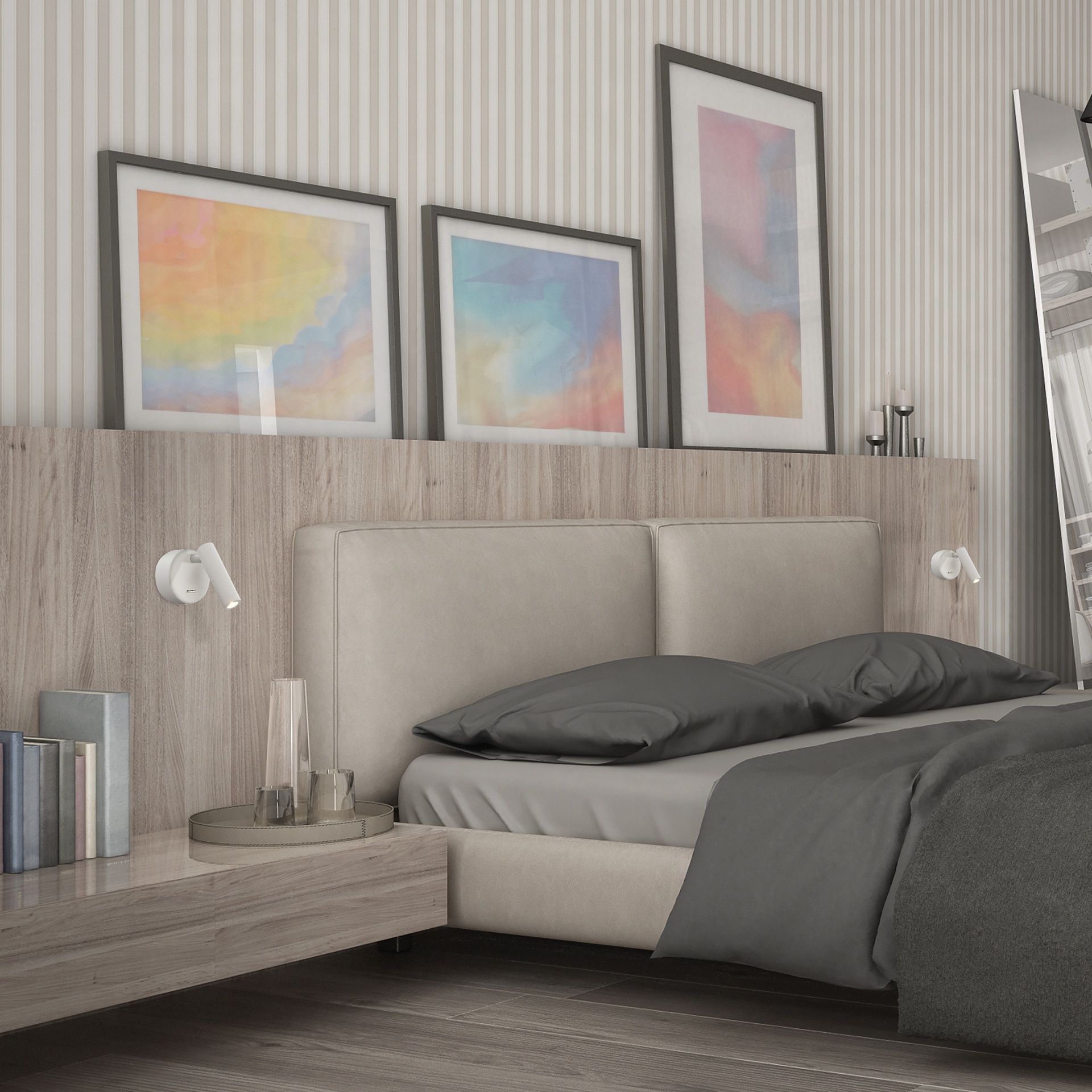 Prea · Luminarias de pared · Blanco Mate