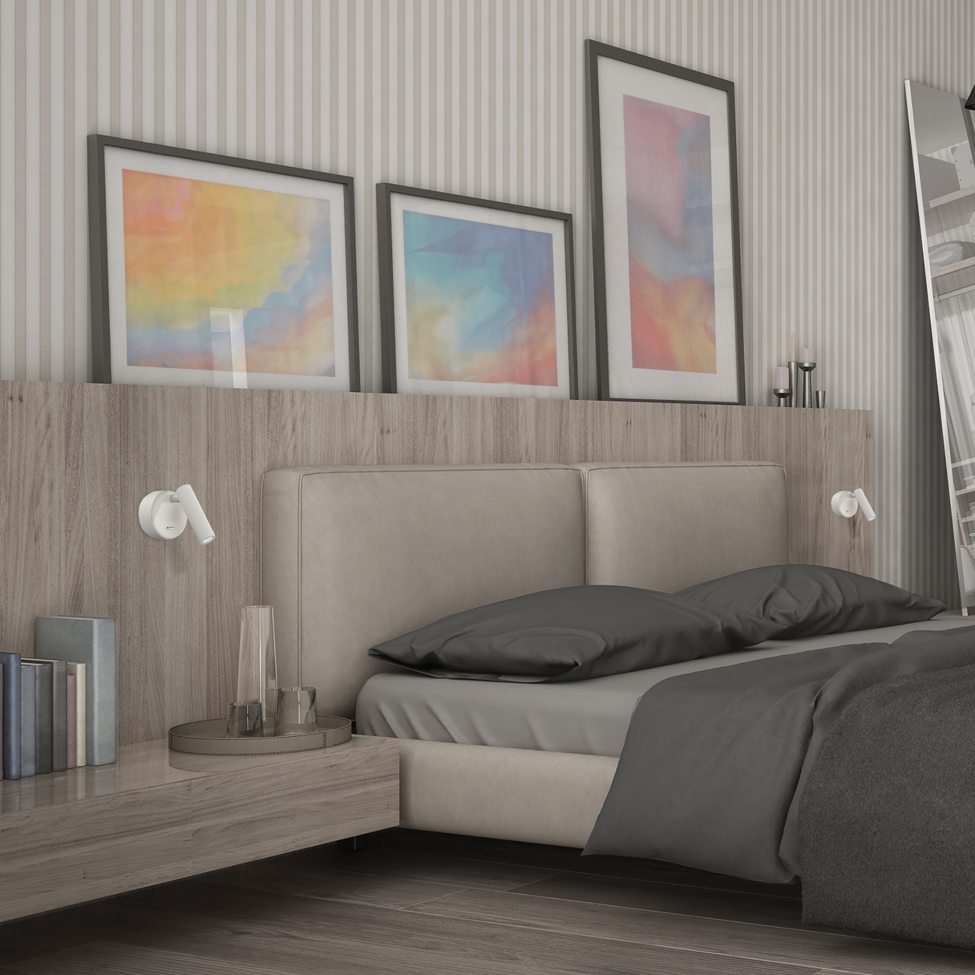 Prea · Luminarias de pared · Blanco Mate