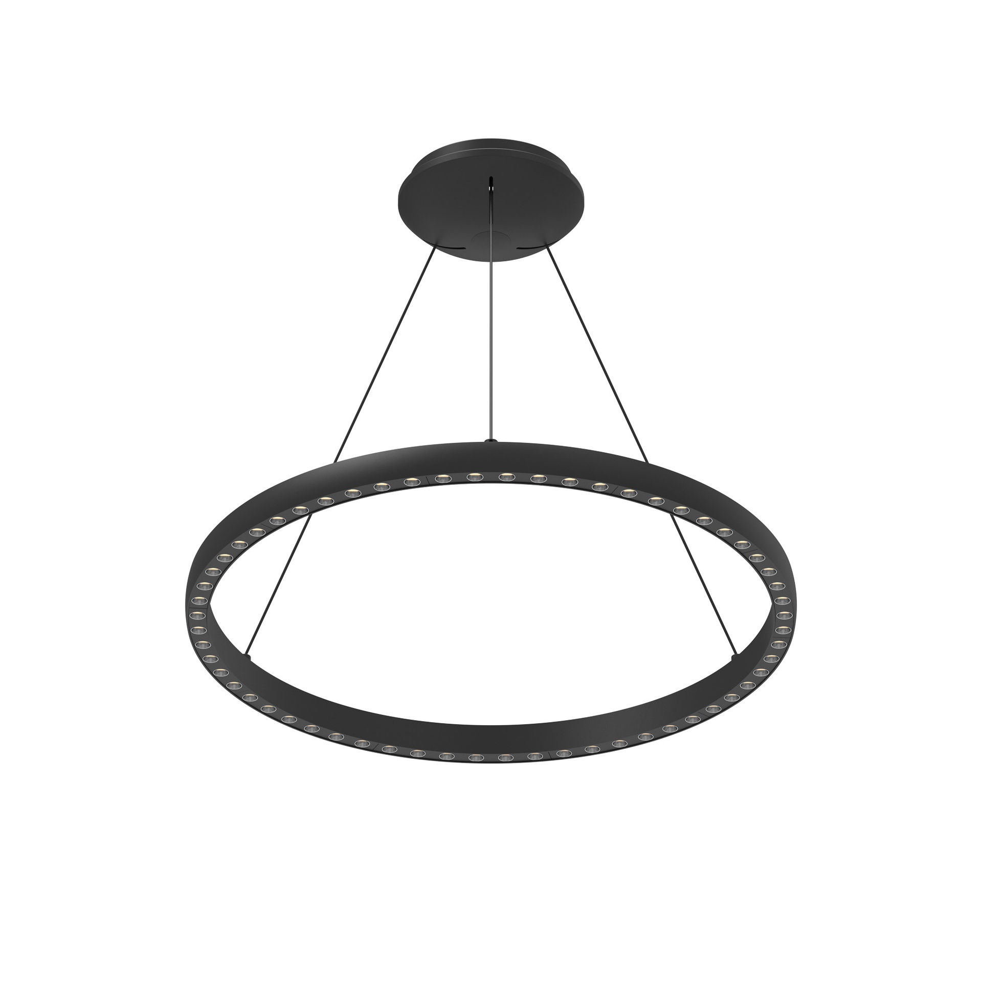 RIUMAR * LED PENDANT 40+15W D.62CM 3000K BLACK