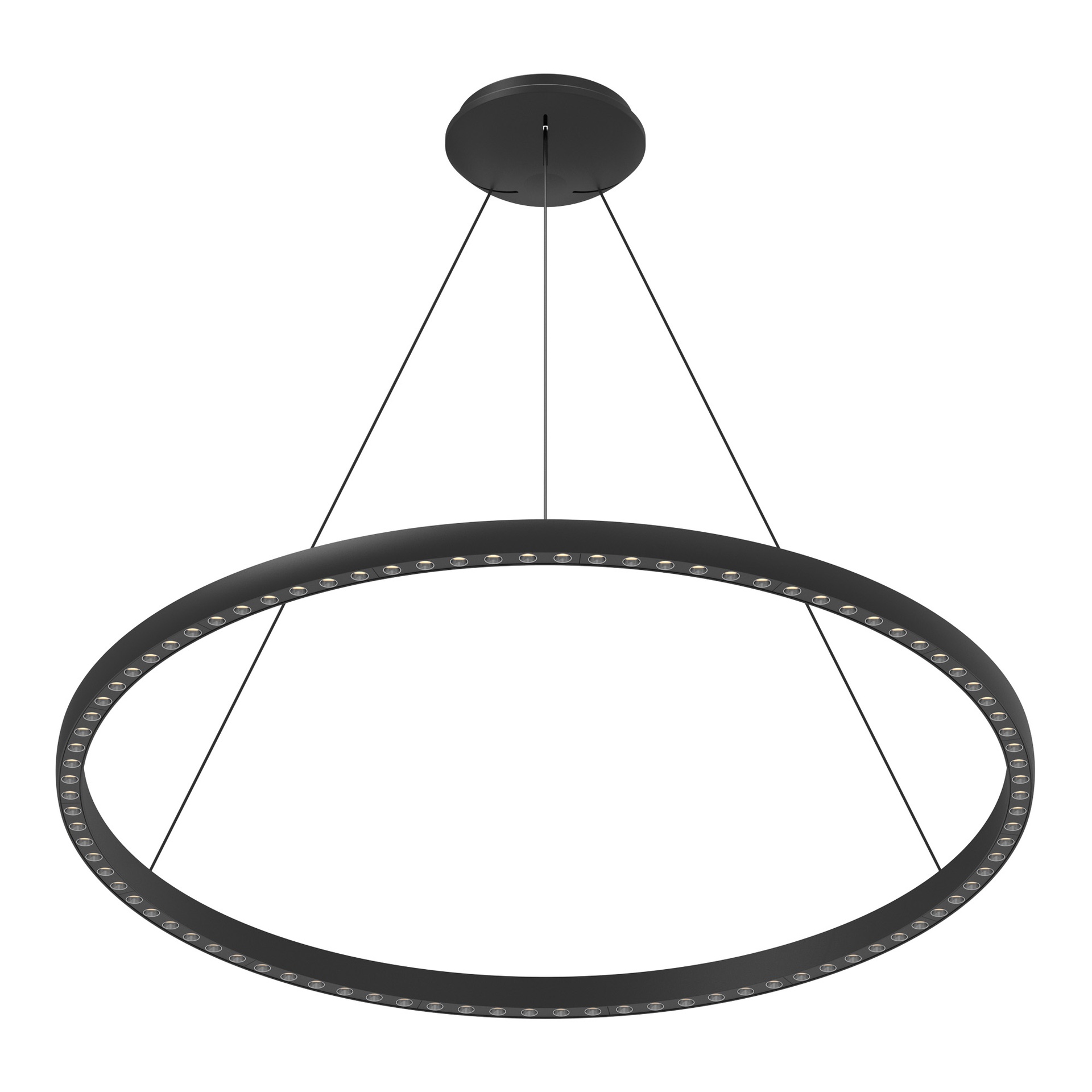RIUMAR * LED PENDANT 60+20W D.92CM 3000K BLACK