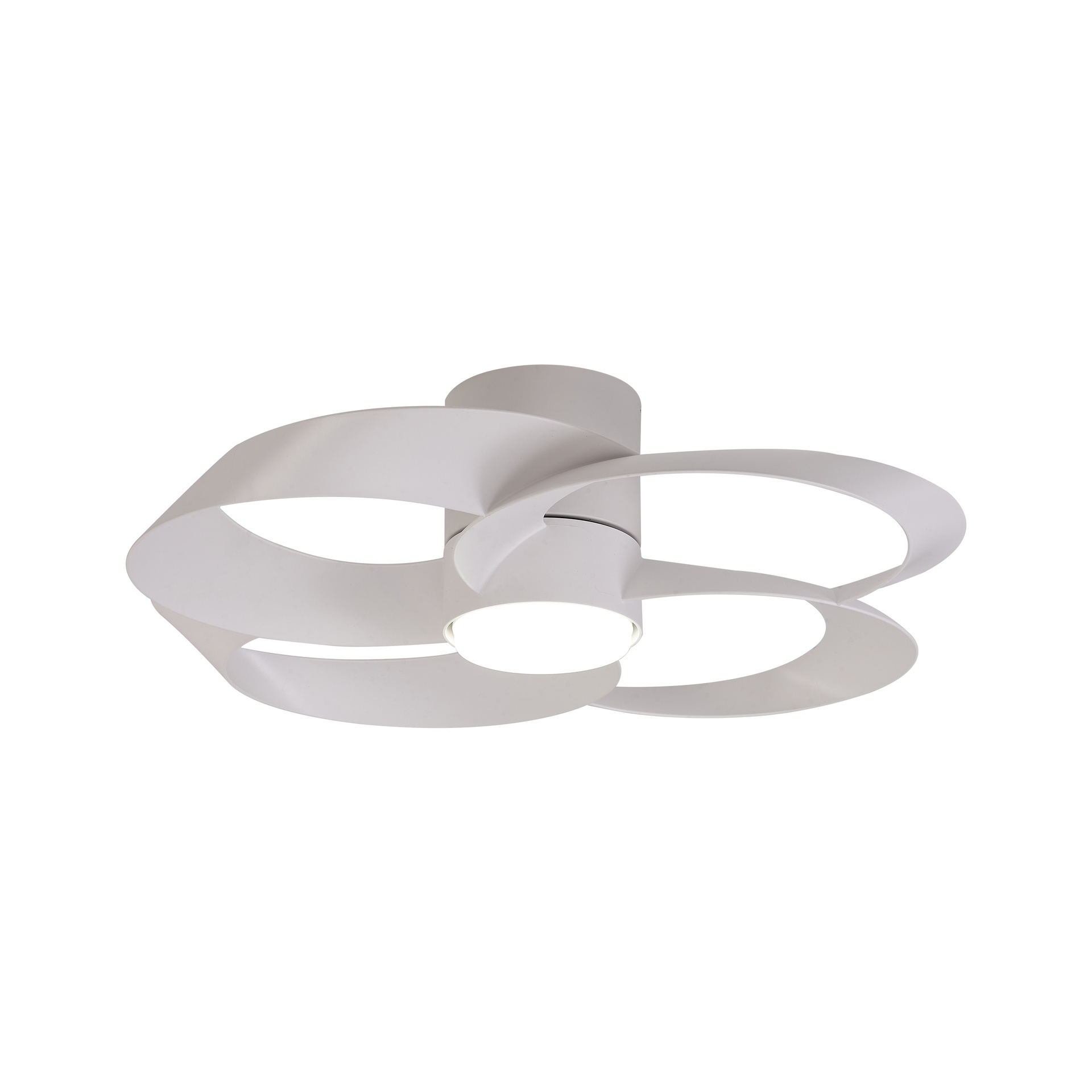 Rose · Ventilador de aspas con luz · Blanco