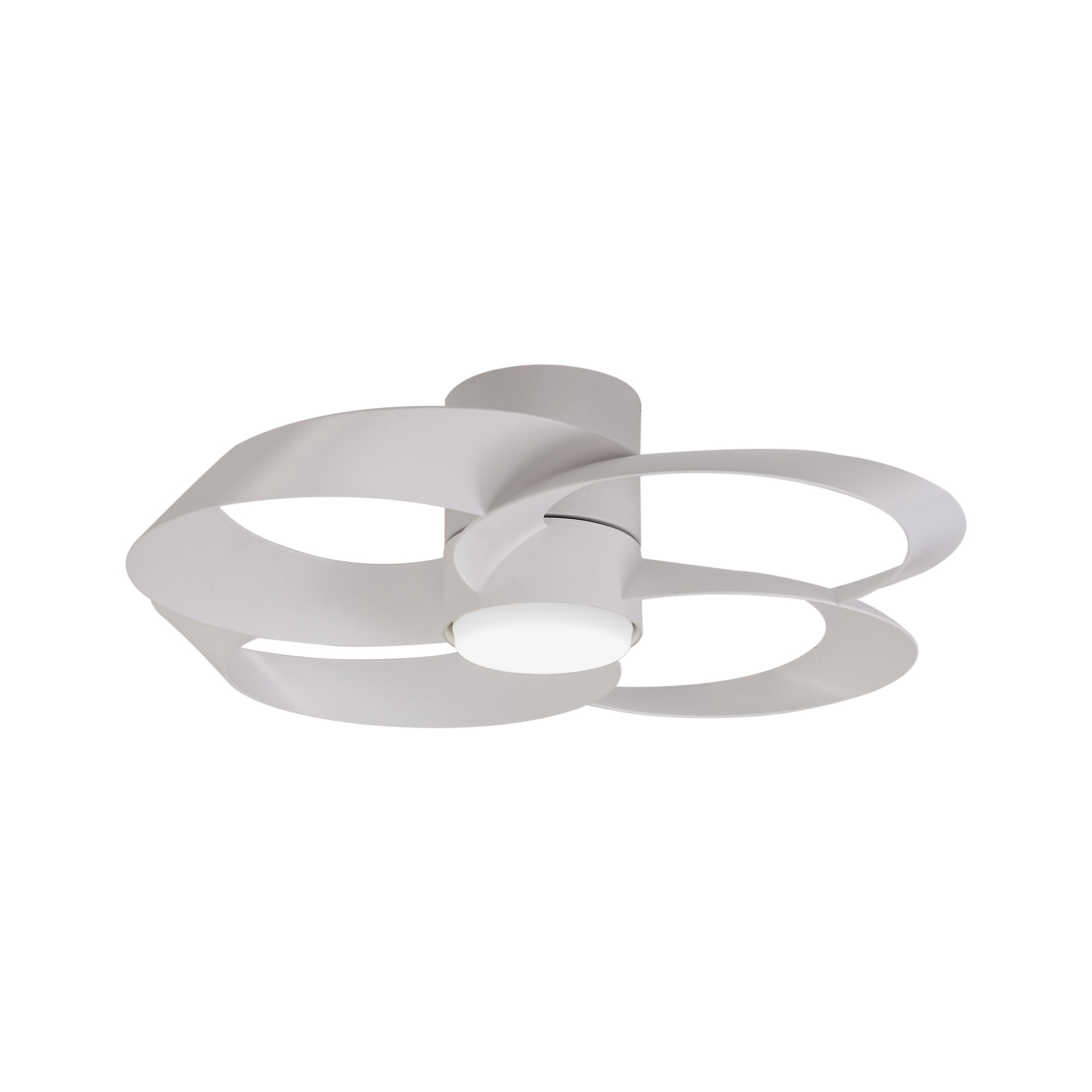 Rose · Ventilador de aspas con luz · Blanco