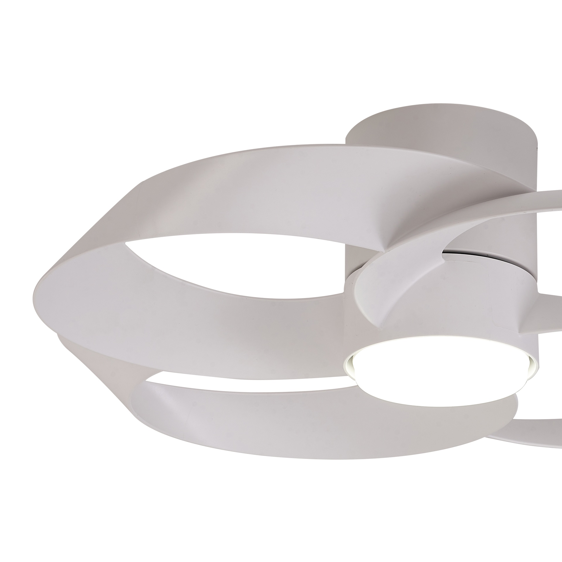 Rose · Ventilador de aspas con luz · Blanco