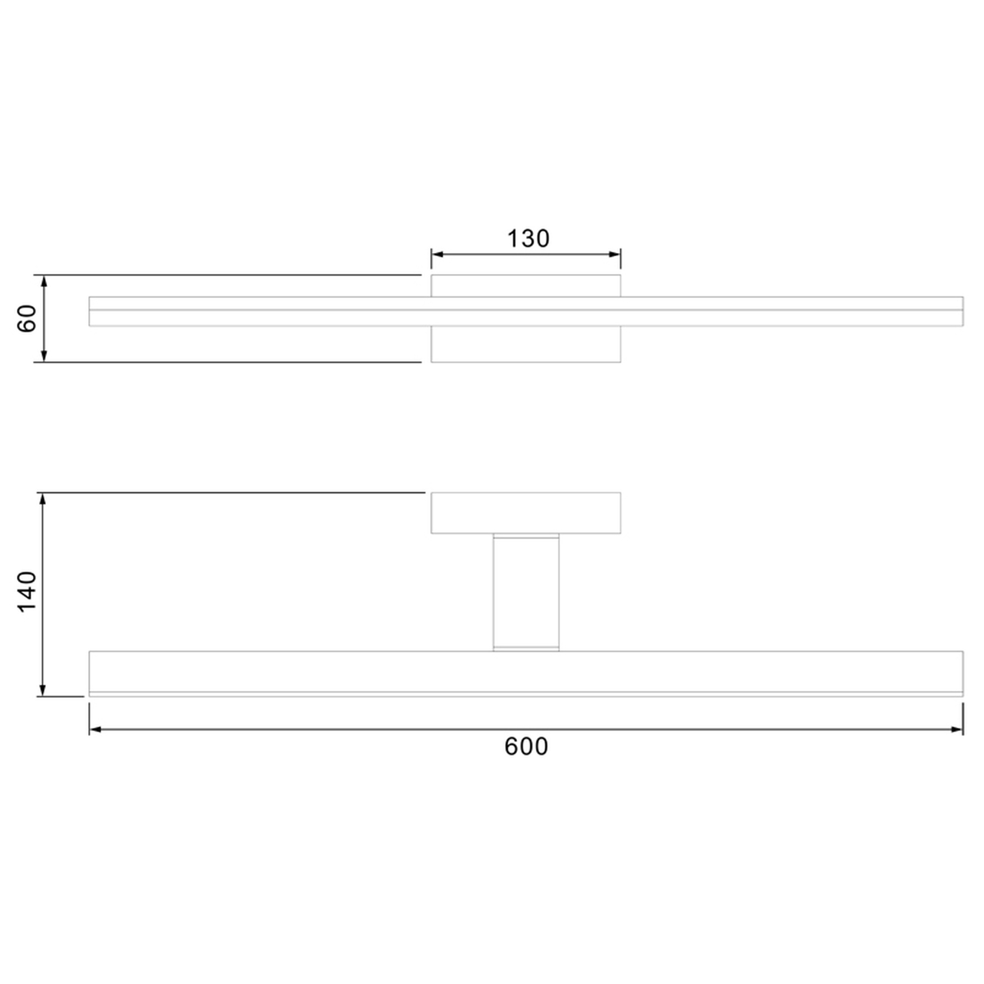 MORNE * APPLIQUE IP44 CHROMÉE 16W