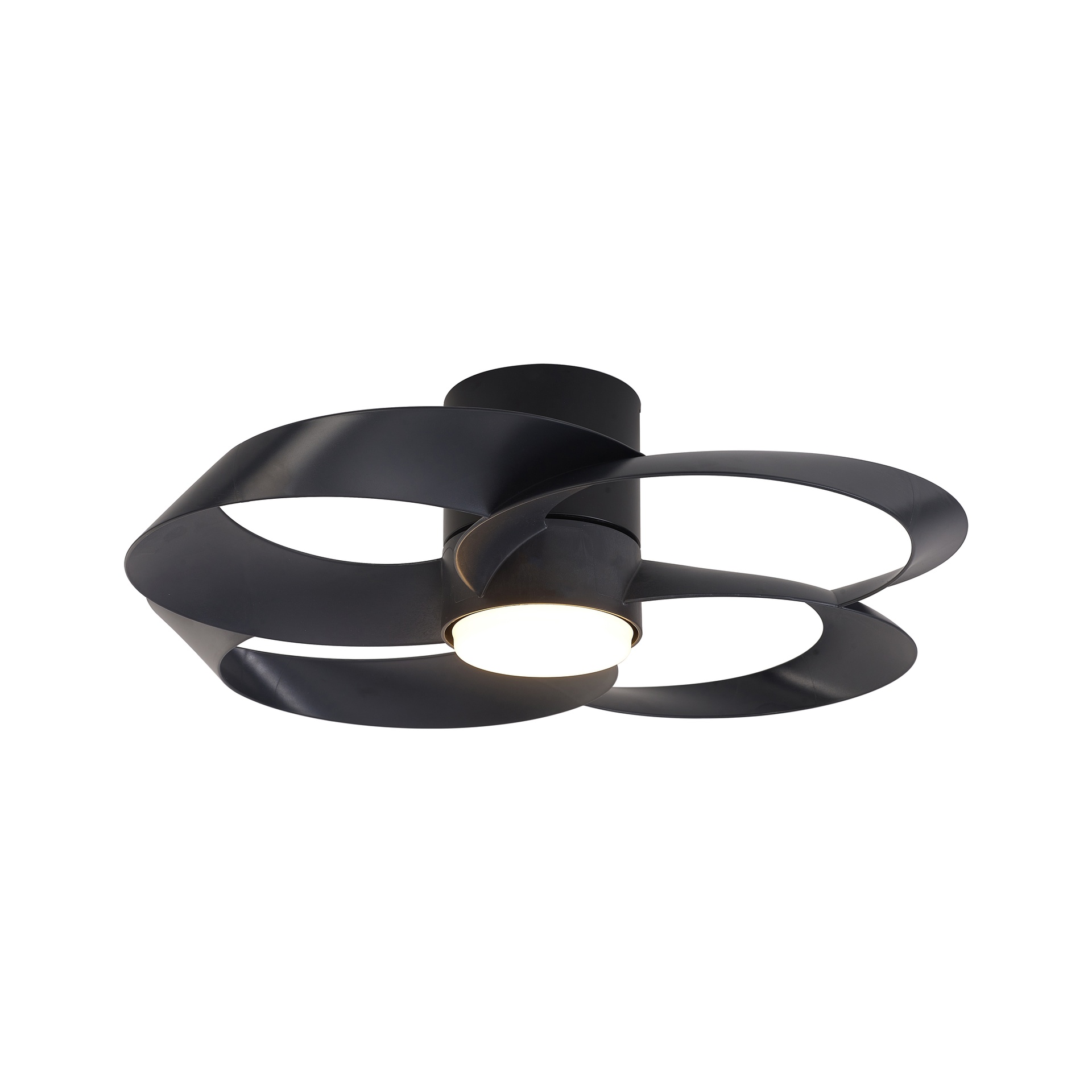 Rose · Ventilador de aspas con luz · Black