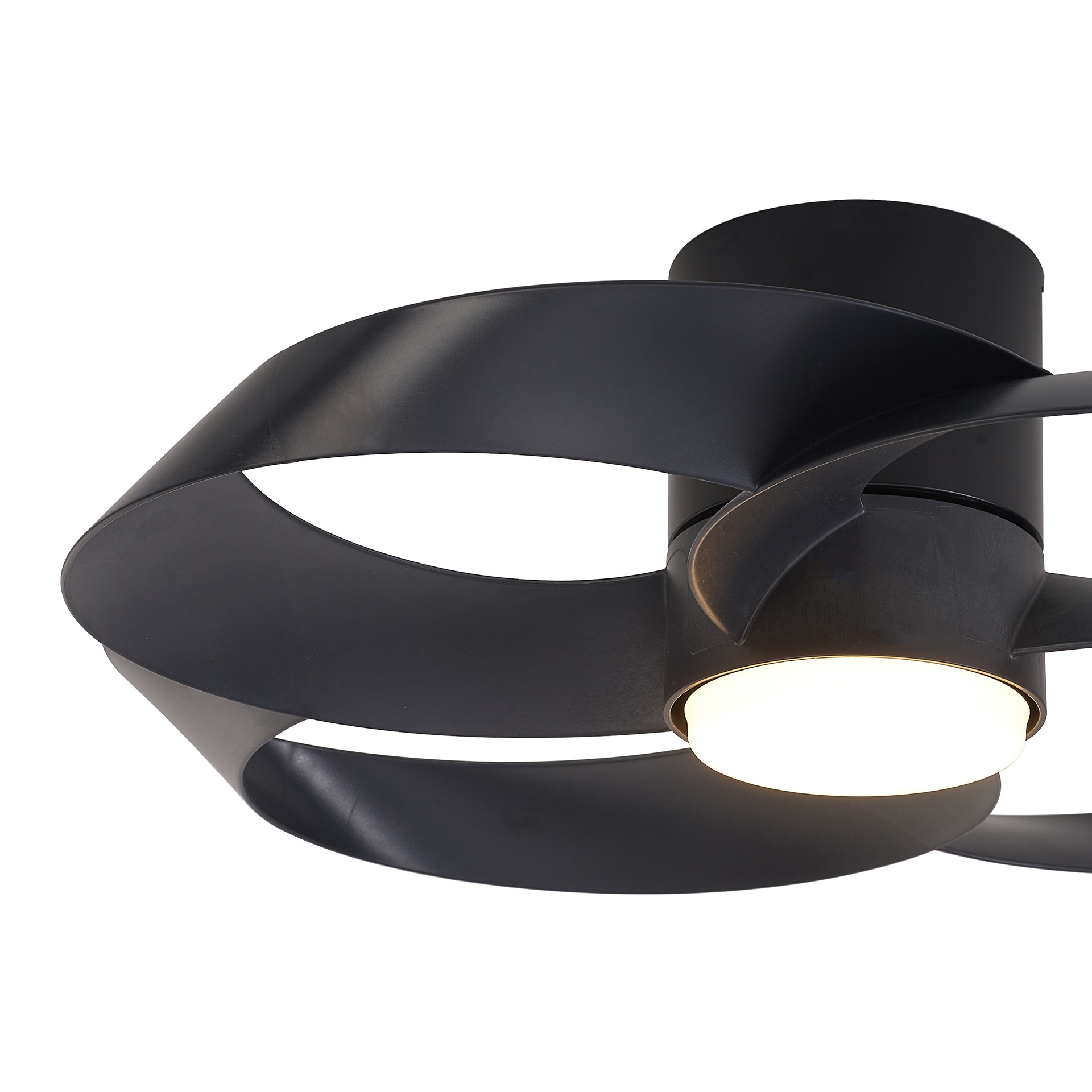 Rose · Ventilador de aspas con luz · Black