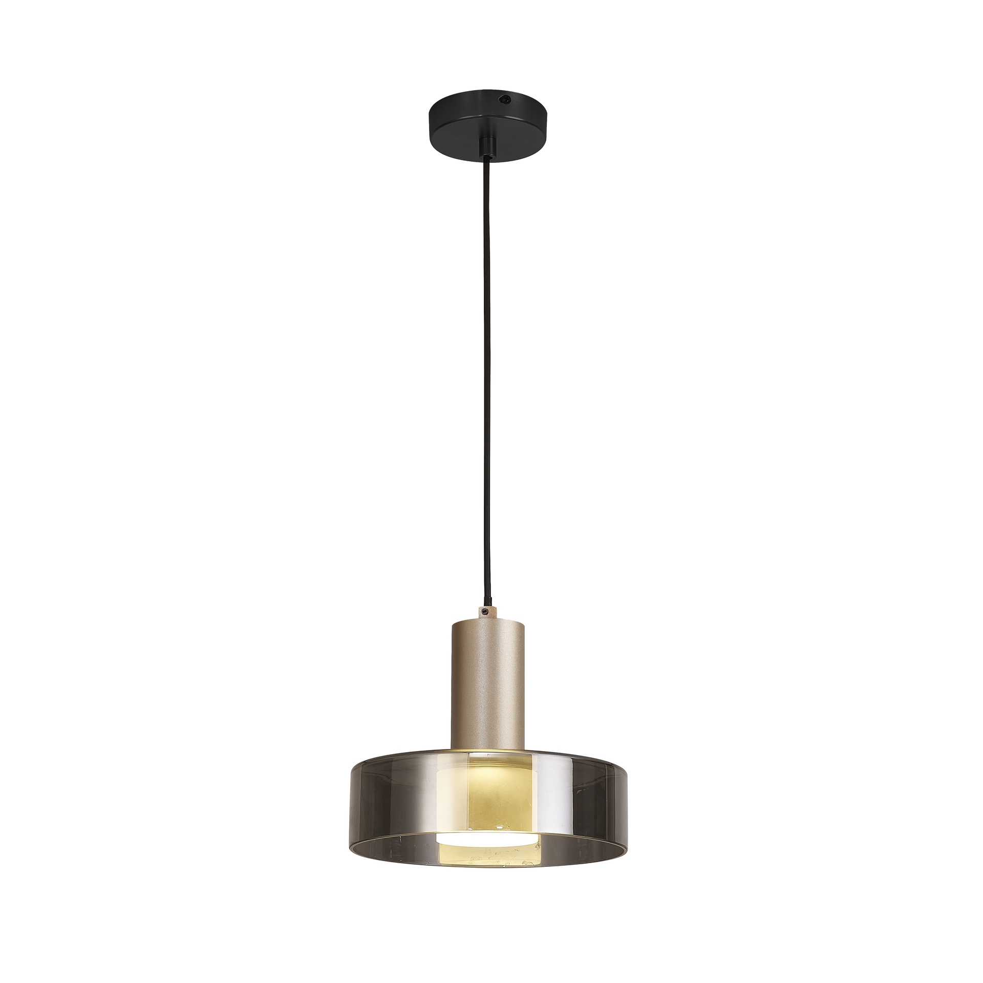 GIN * LED PENDANT (LARGE)  - GOLD + BLACK