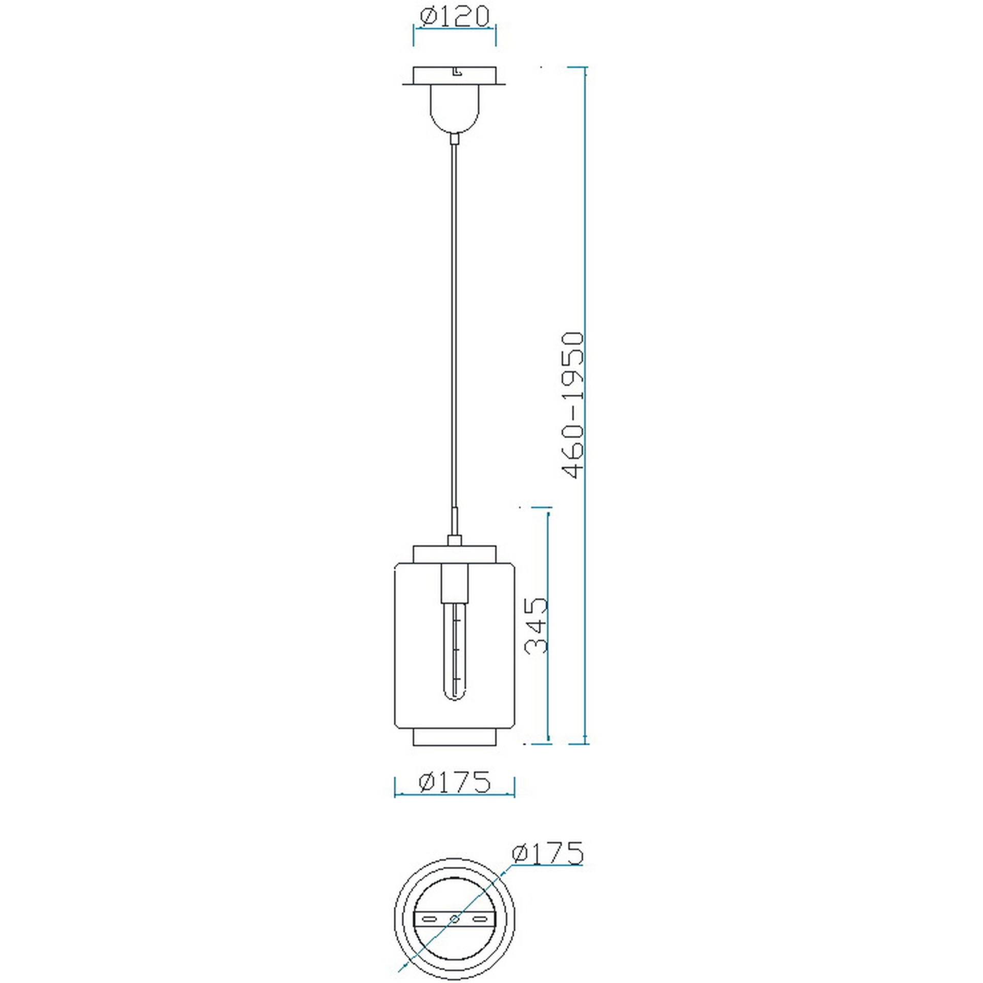 JARRAS * PENDANT 1L - (SMALL)  - CHROME