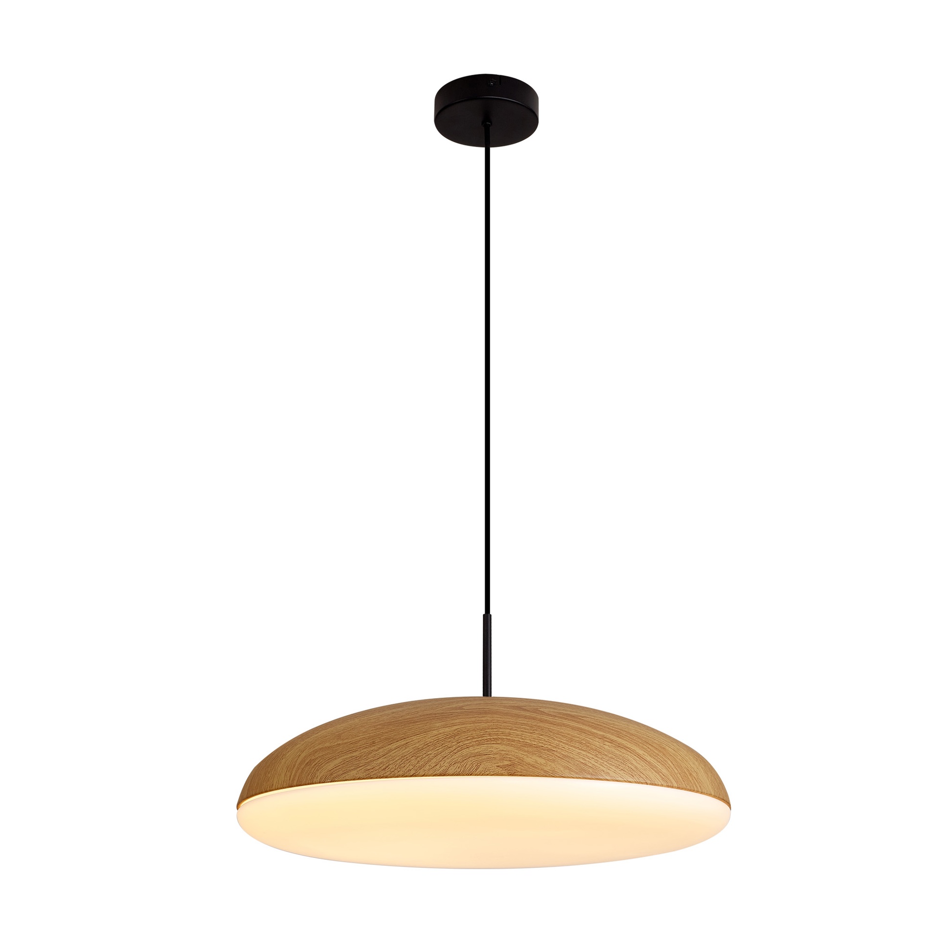 KAZZ * SOSPESO GRANDE LEGNO - E27