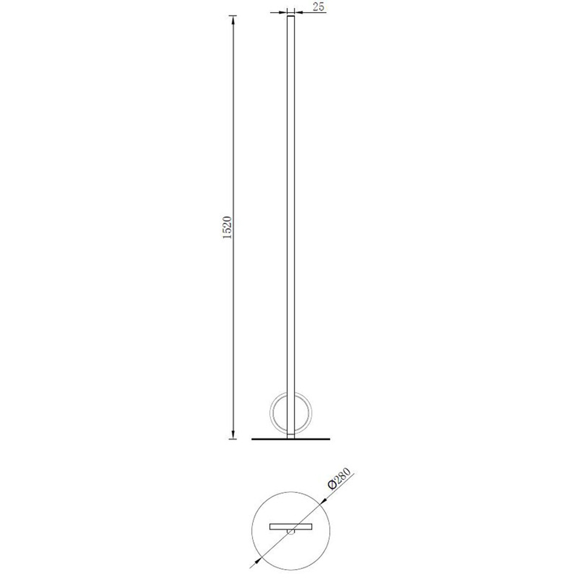 KITESURF WHITE * FLOOR LAMP 24W