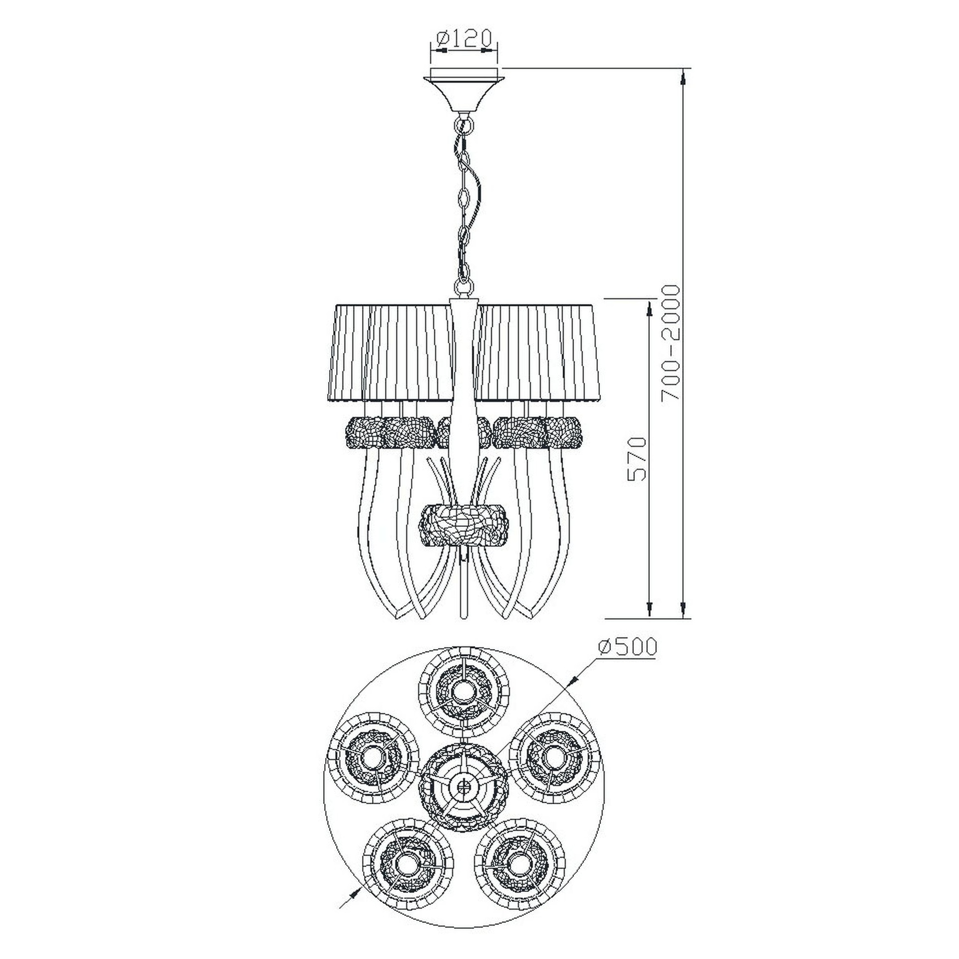 Loewe · Luminaires de plafond · Laiton vieilli
