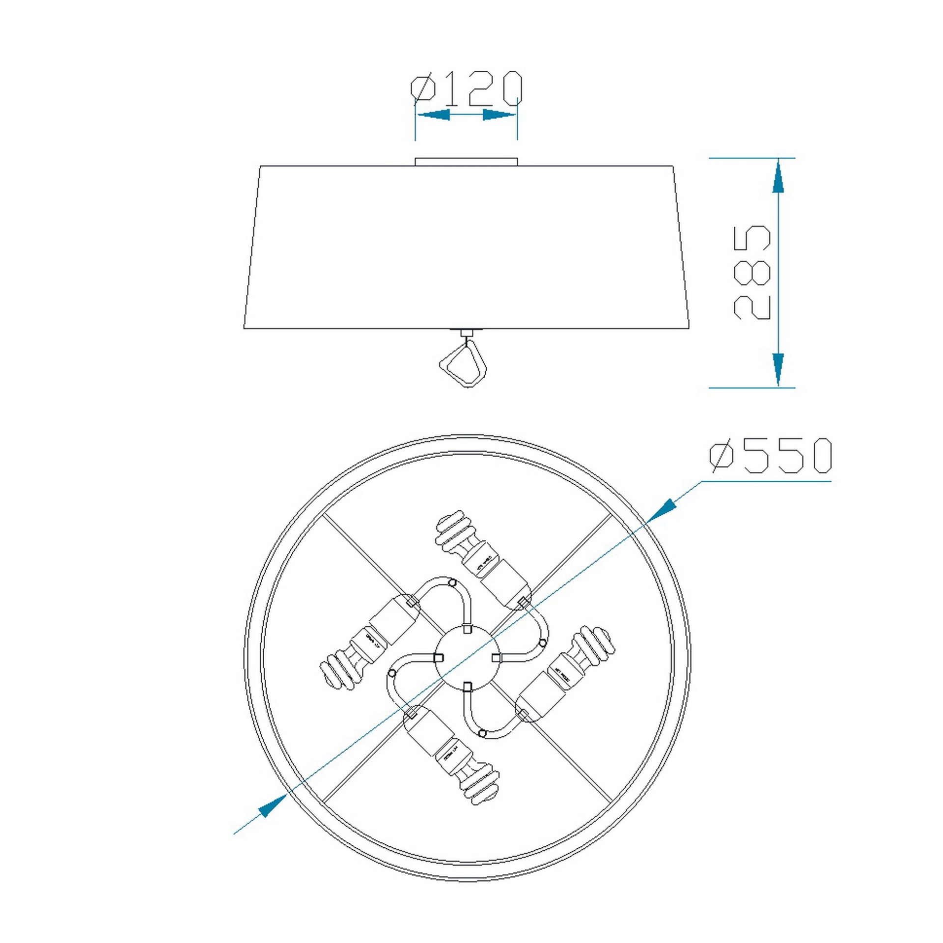 *** Des *** Mara*C* Ceiling light 4 lights