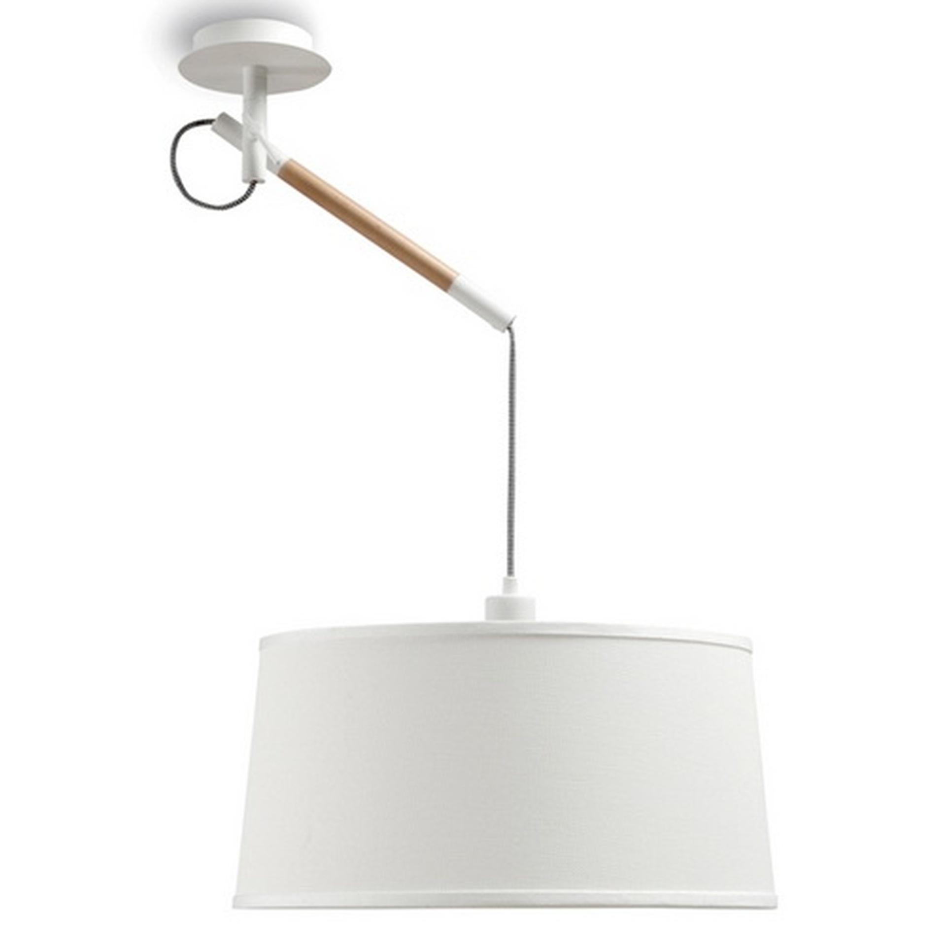 Nordica · Luminarias de techo · Blanco / Madera