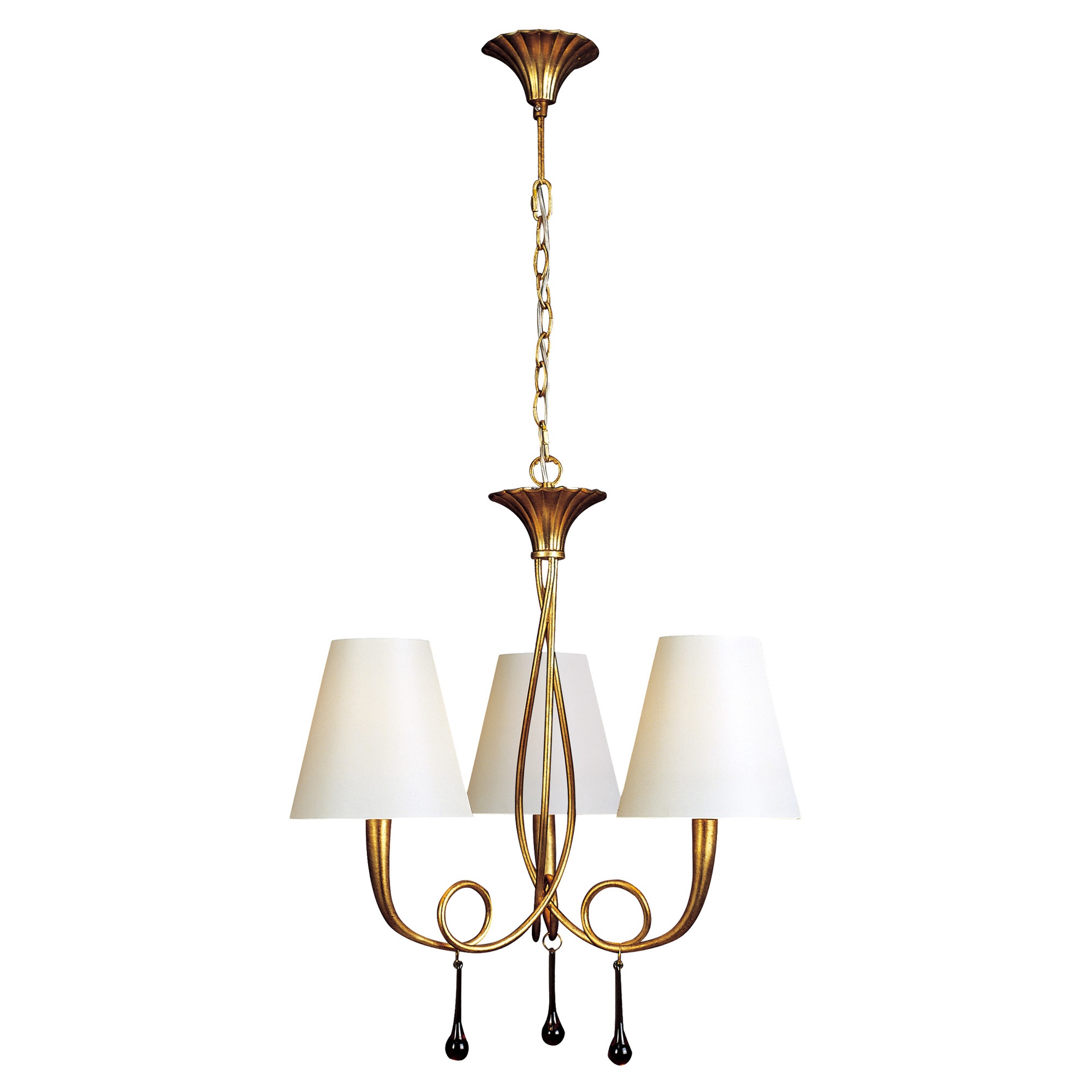 Paola · Luminaires de plafond · Peinture dorée