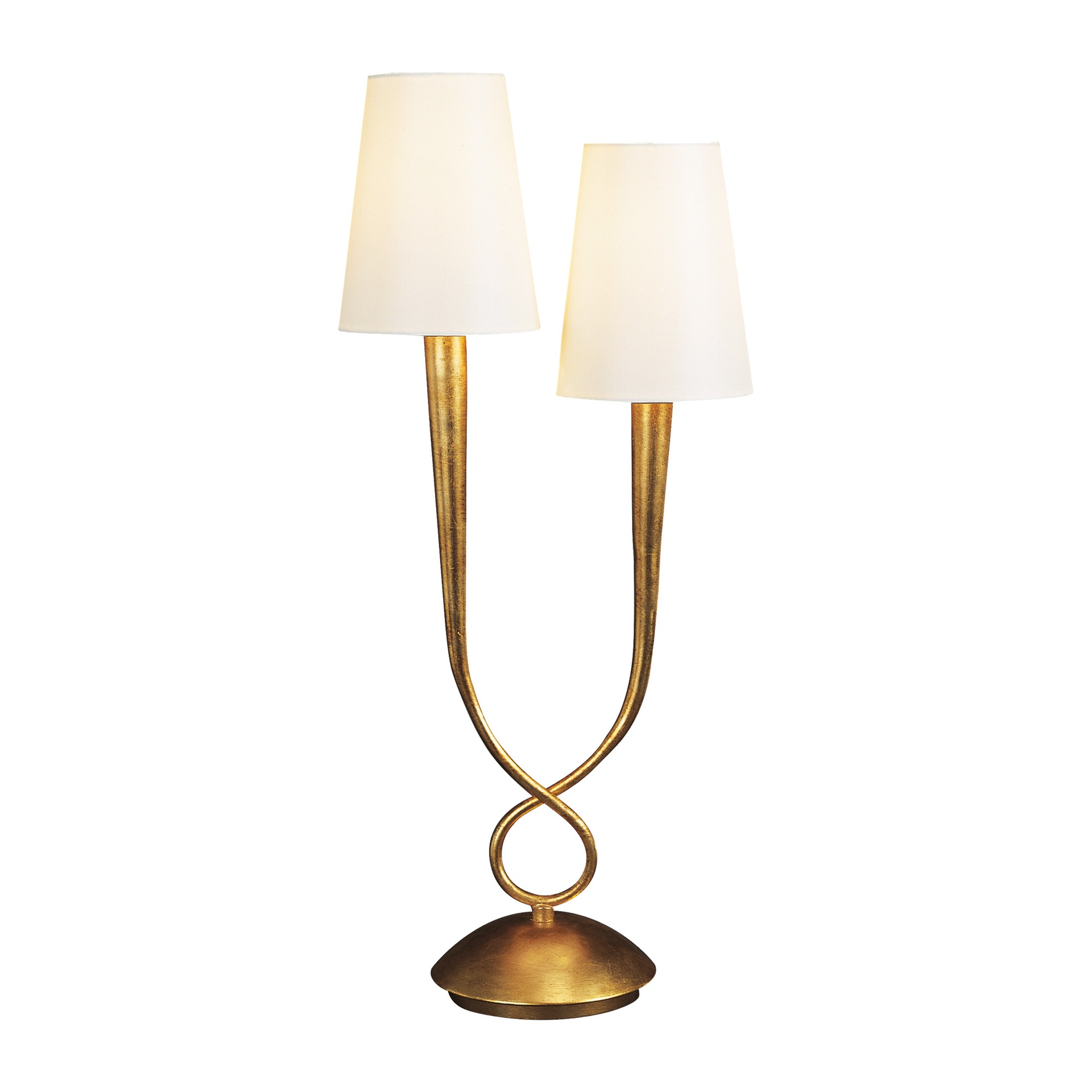PAOLA*GOLD* TABLE LAMP 2L