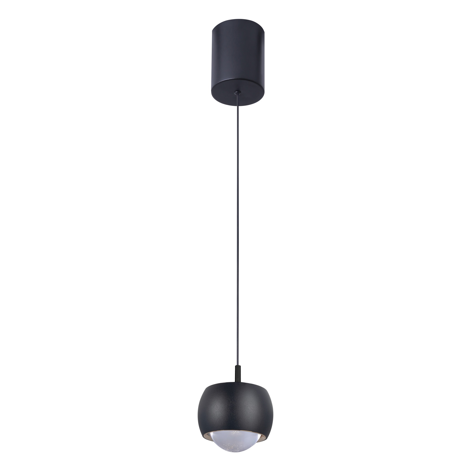 ROLLER * LED PENDANT 1L - BLACK