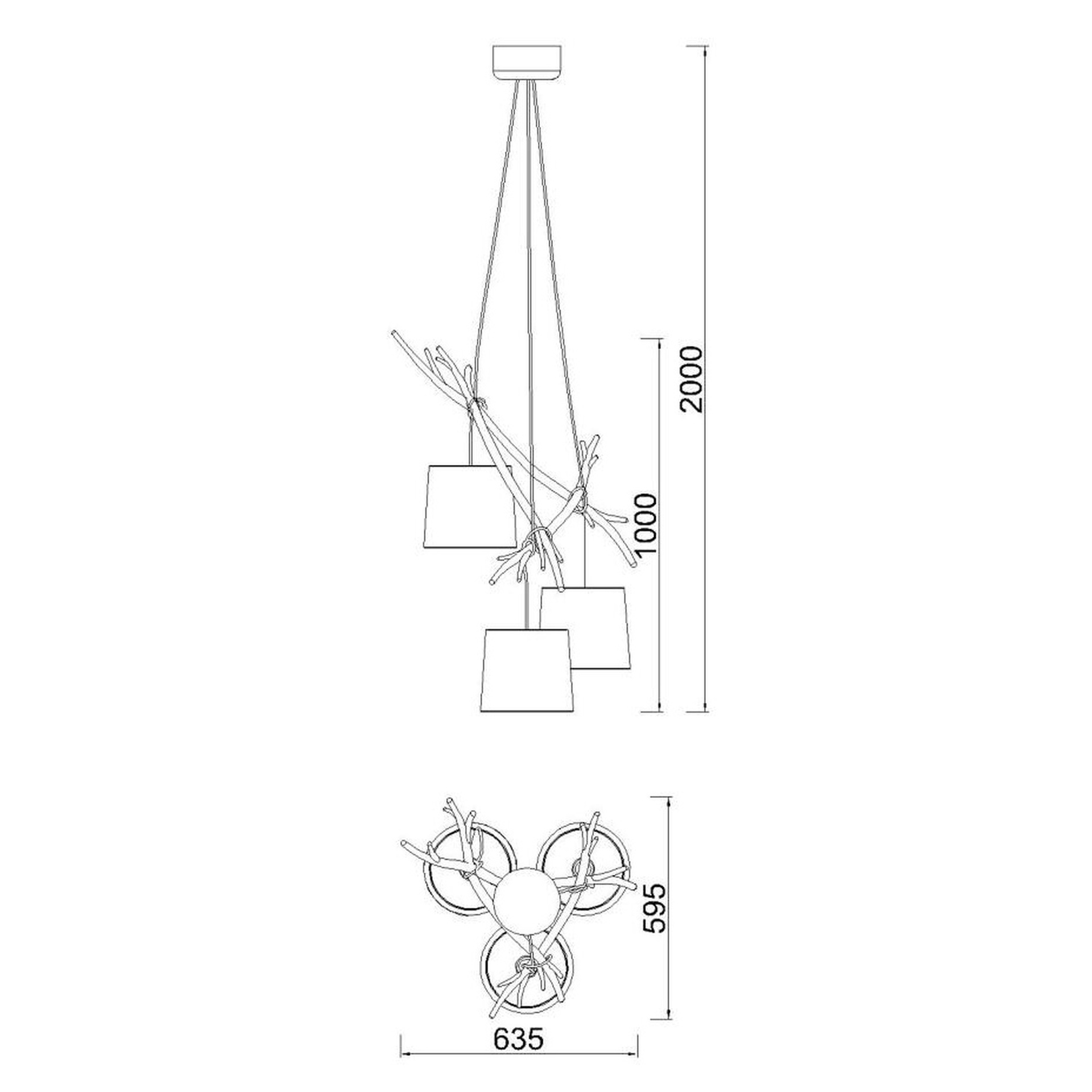 Sabina · Luminaires de plafond · Effet bois