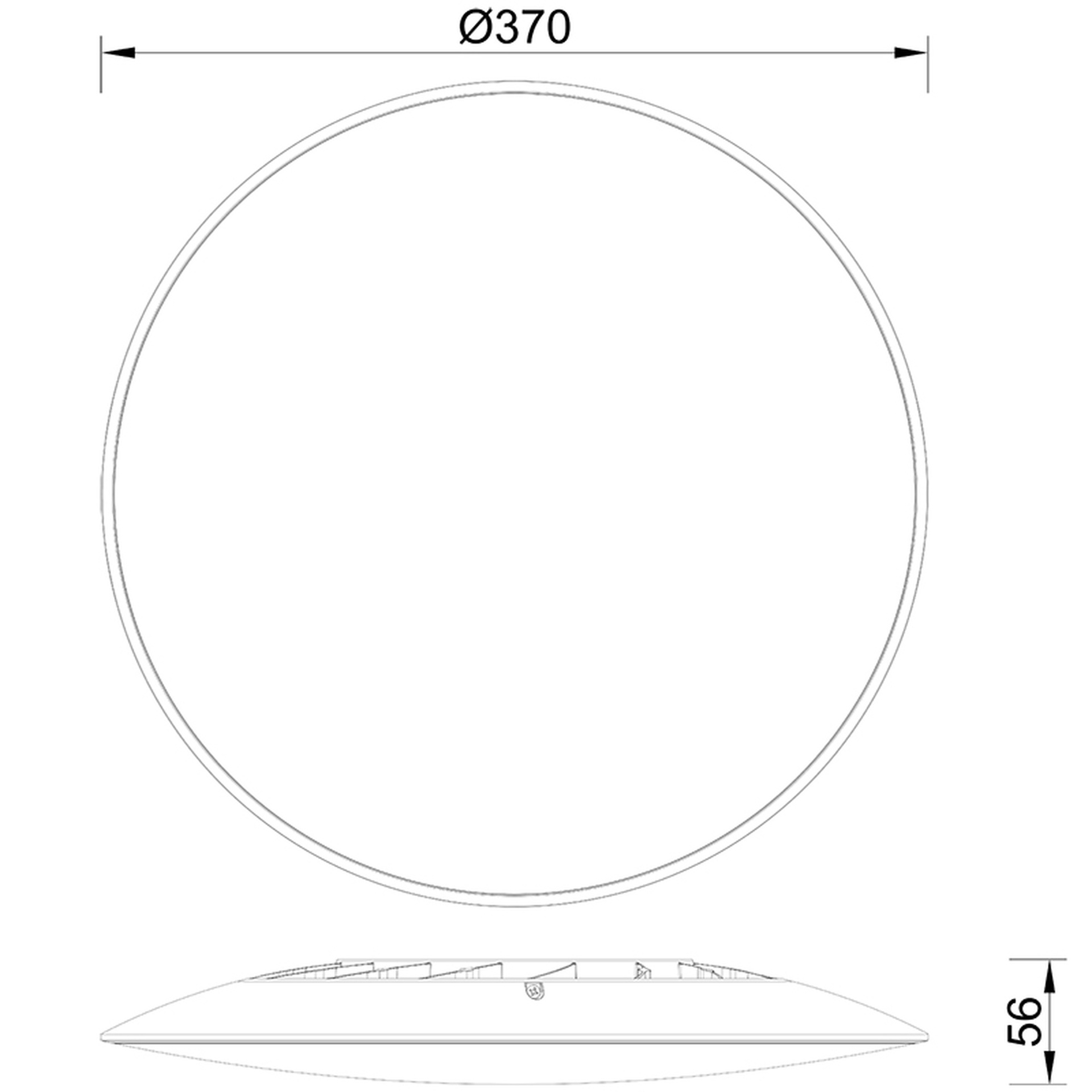 Slim · Plafonniers · Blanc