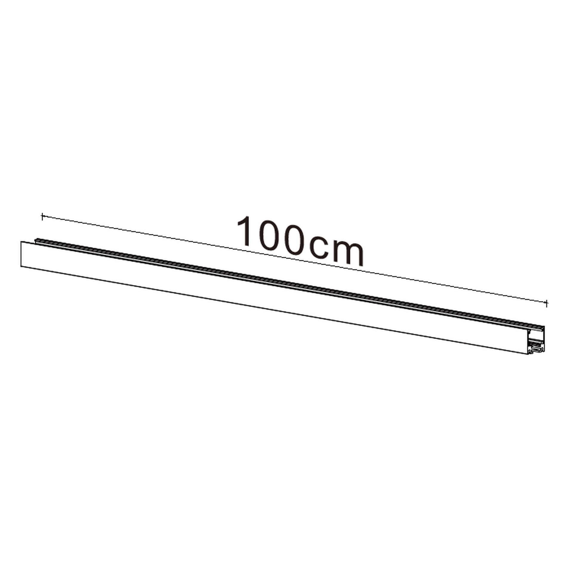 MAGNETO * Linear Lamp low Type 1 BLACK