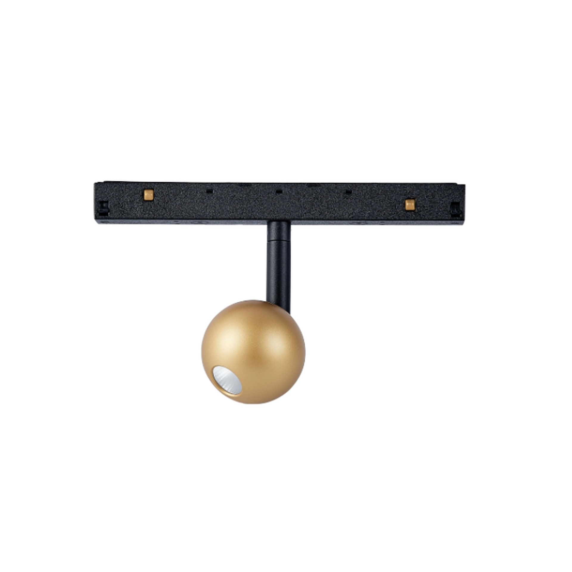 MAGNETO * FARETTO PALLA 7W NERO/ORO 3000K