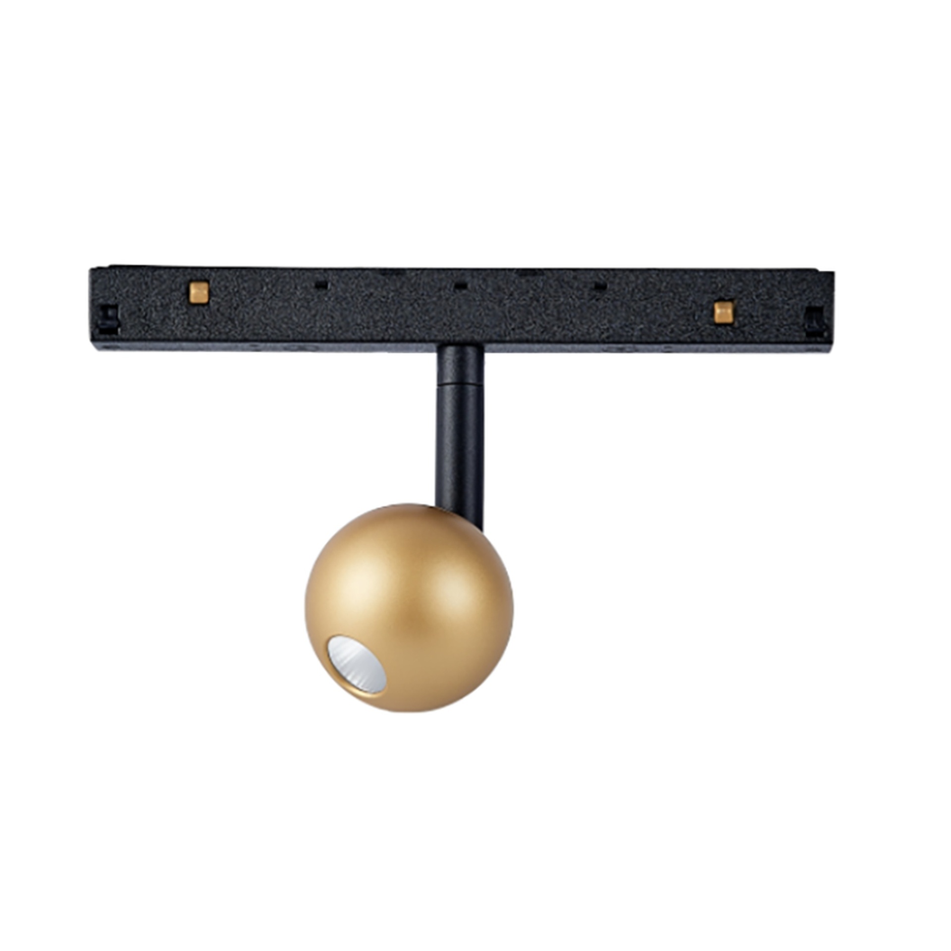 MAGNETO * FARETTO PALLA 7W NERO/ORO 3000K TRIAC