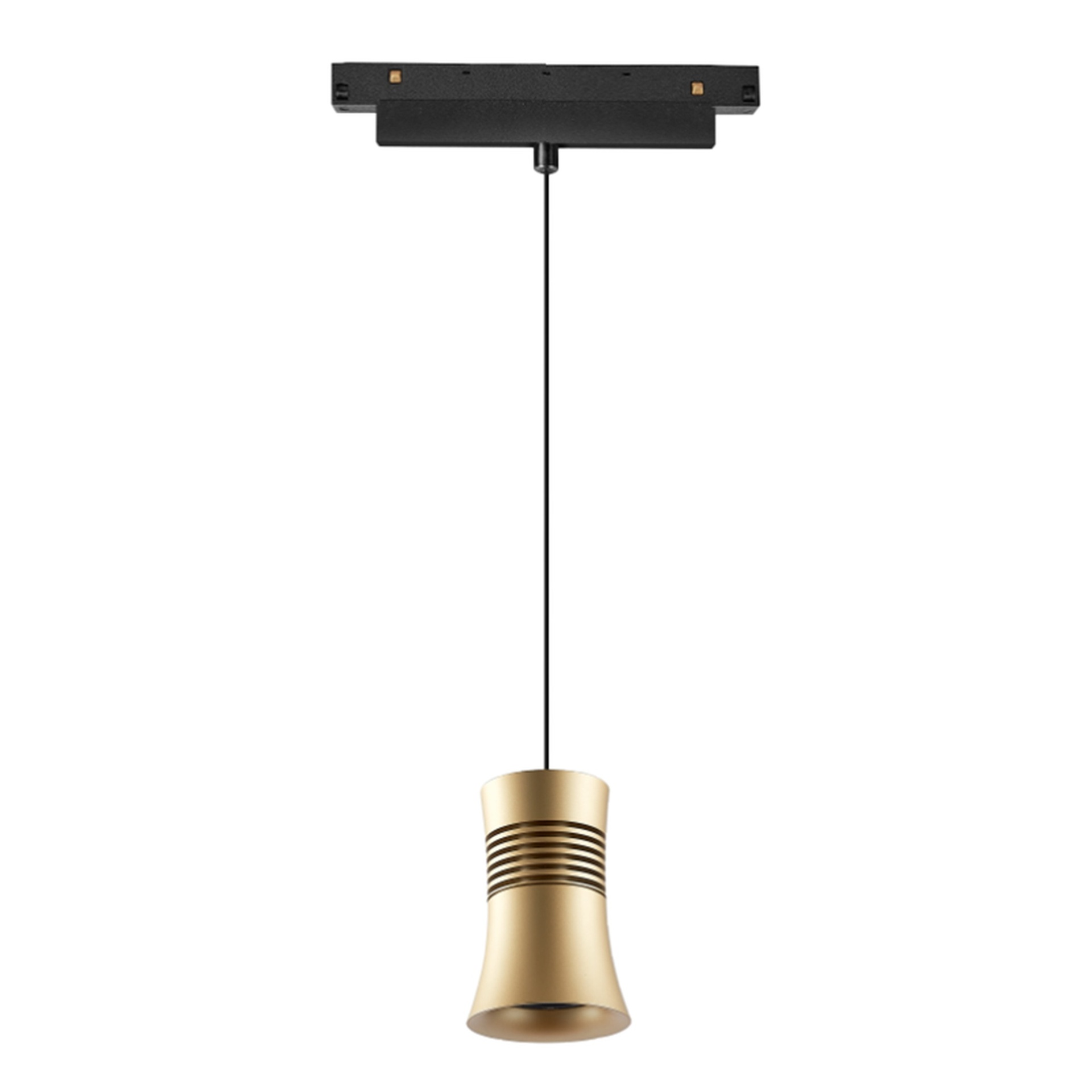 MAGNETO PAGODA * SOSPESO 12W NERO/ORO 3000K TRIAC