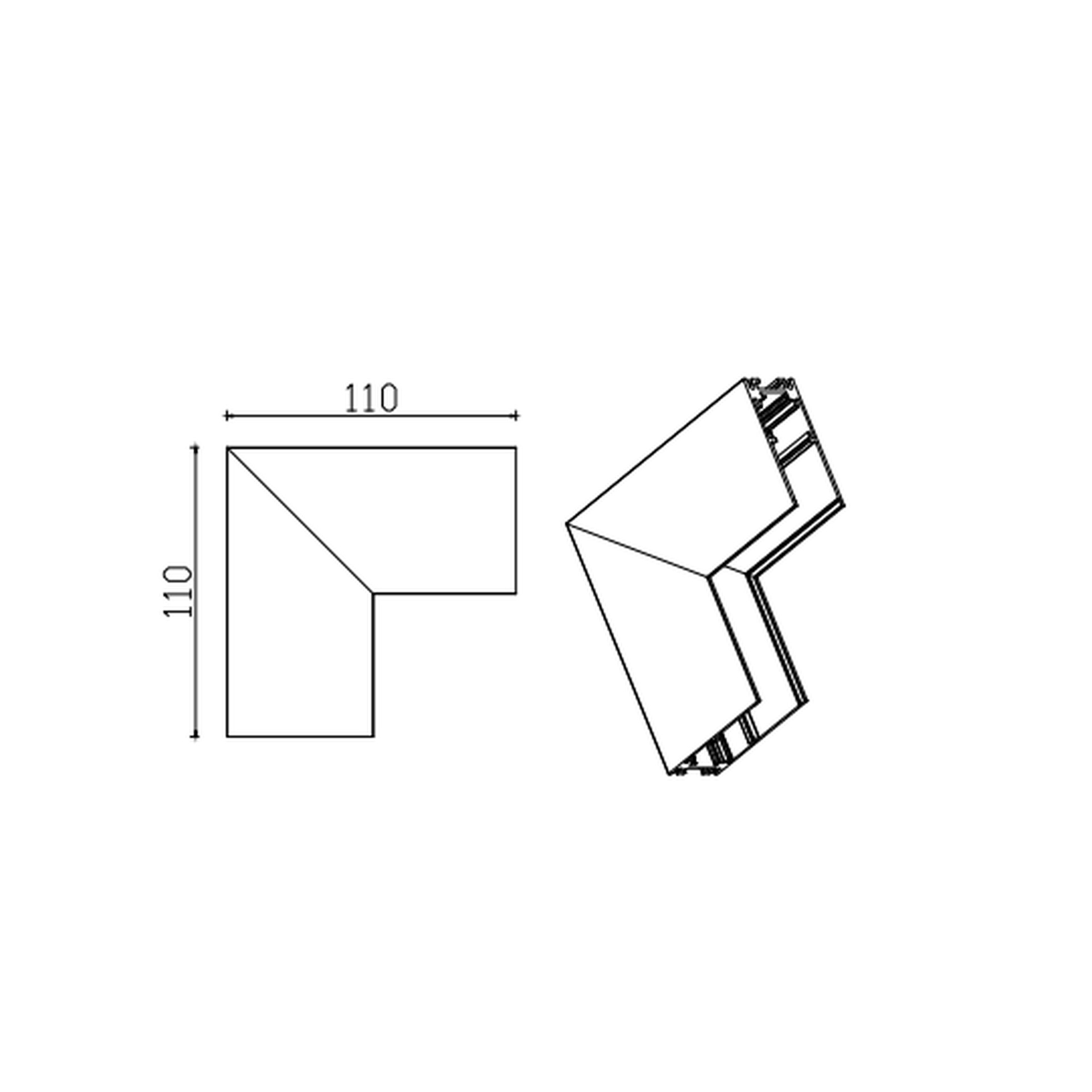 MAGNETO* L-JOINT SURF. WALL TO WALL IN WHITE