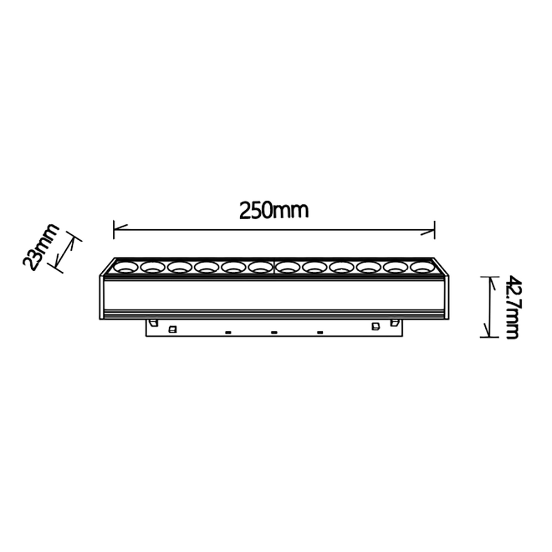 MAGNETO* LINEAR LIGHT COB 12W WHITE 3000K