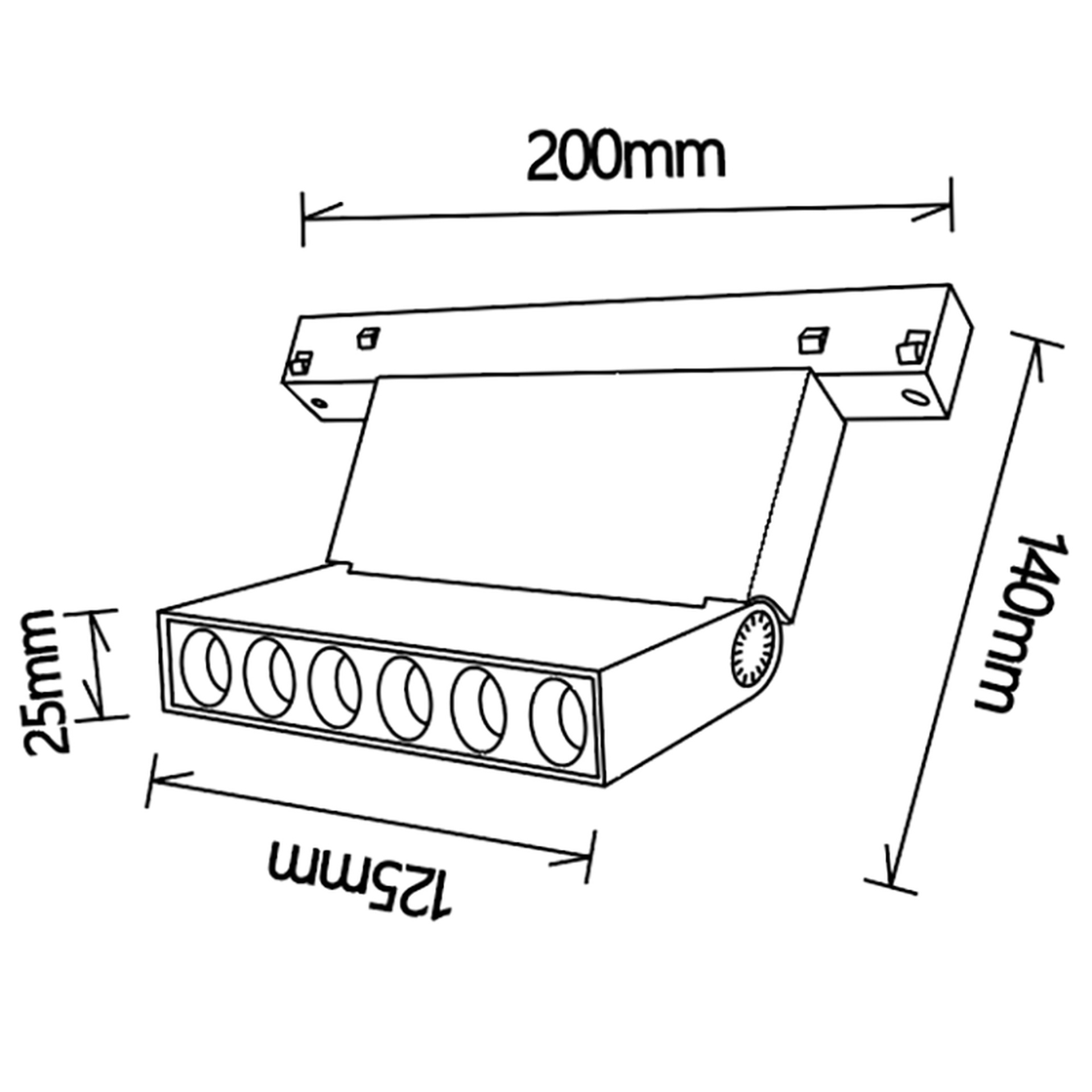 MAGNETO* LINEAR SPOT LIGHT 10W WHITE 3000K