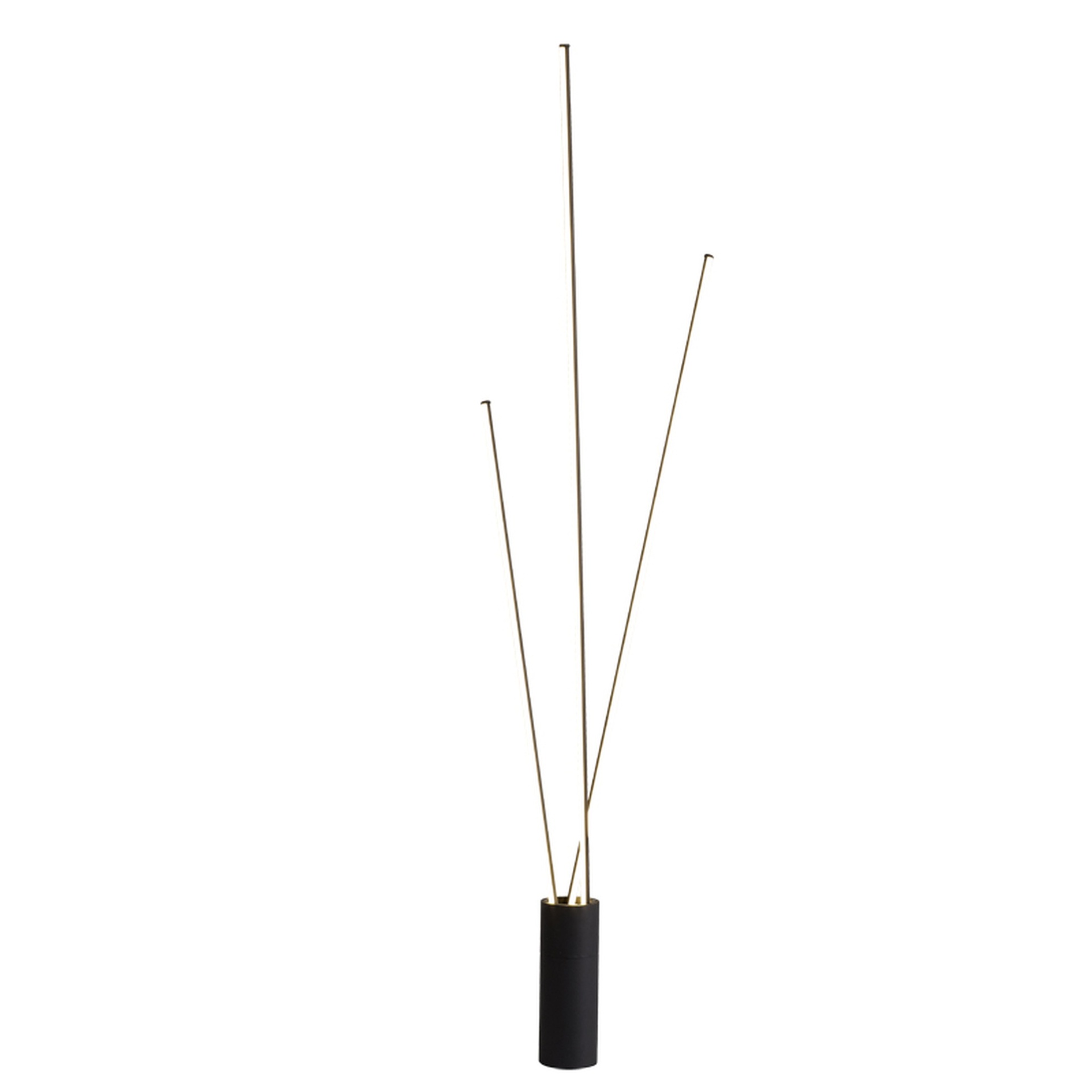VERTICAL * PIANTANA LED NERO