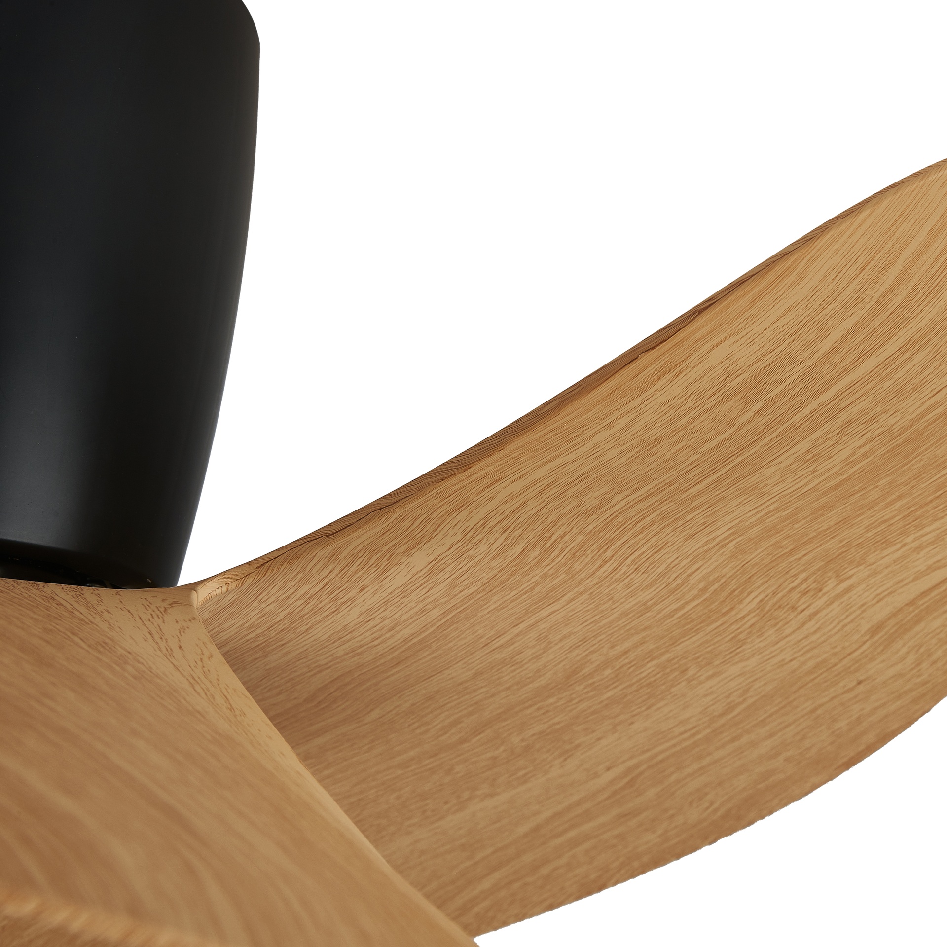 Ona · Ventilateur de plafond avec éclairage · Noir / Bois