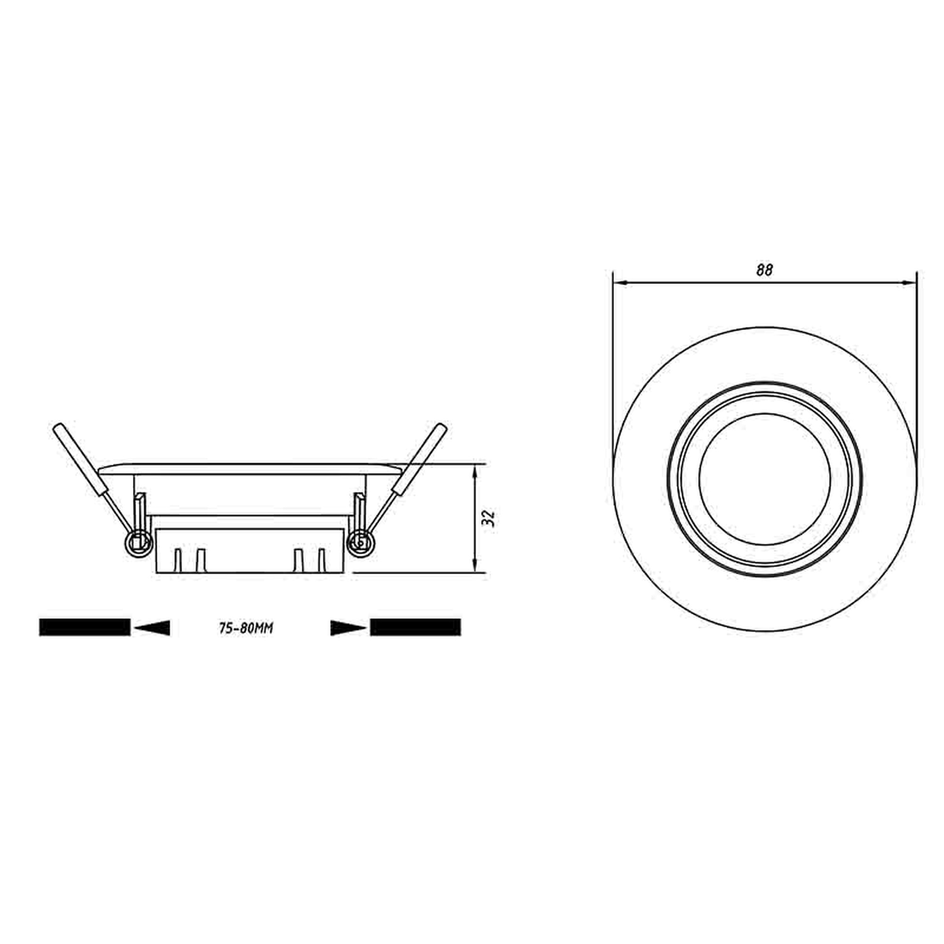 Lamborjini · Luminaires encastrés · Blanc