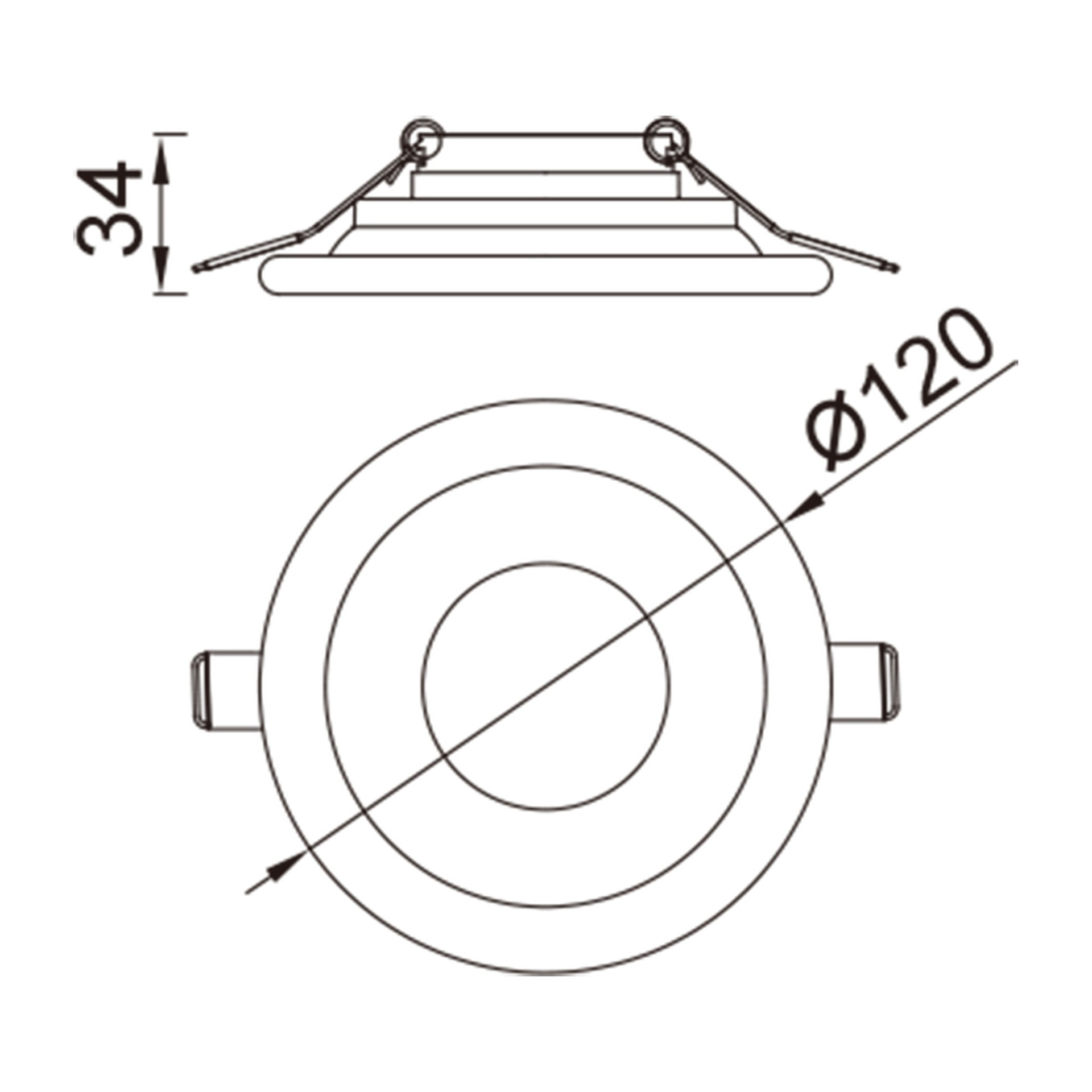 Lagos · Luminaires encastrés · Blanc