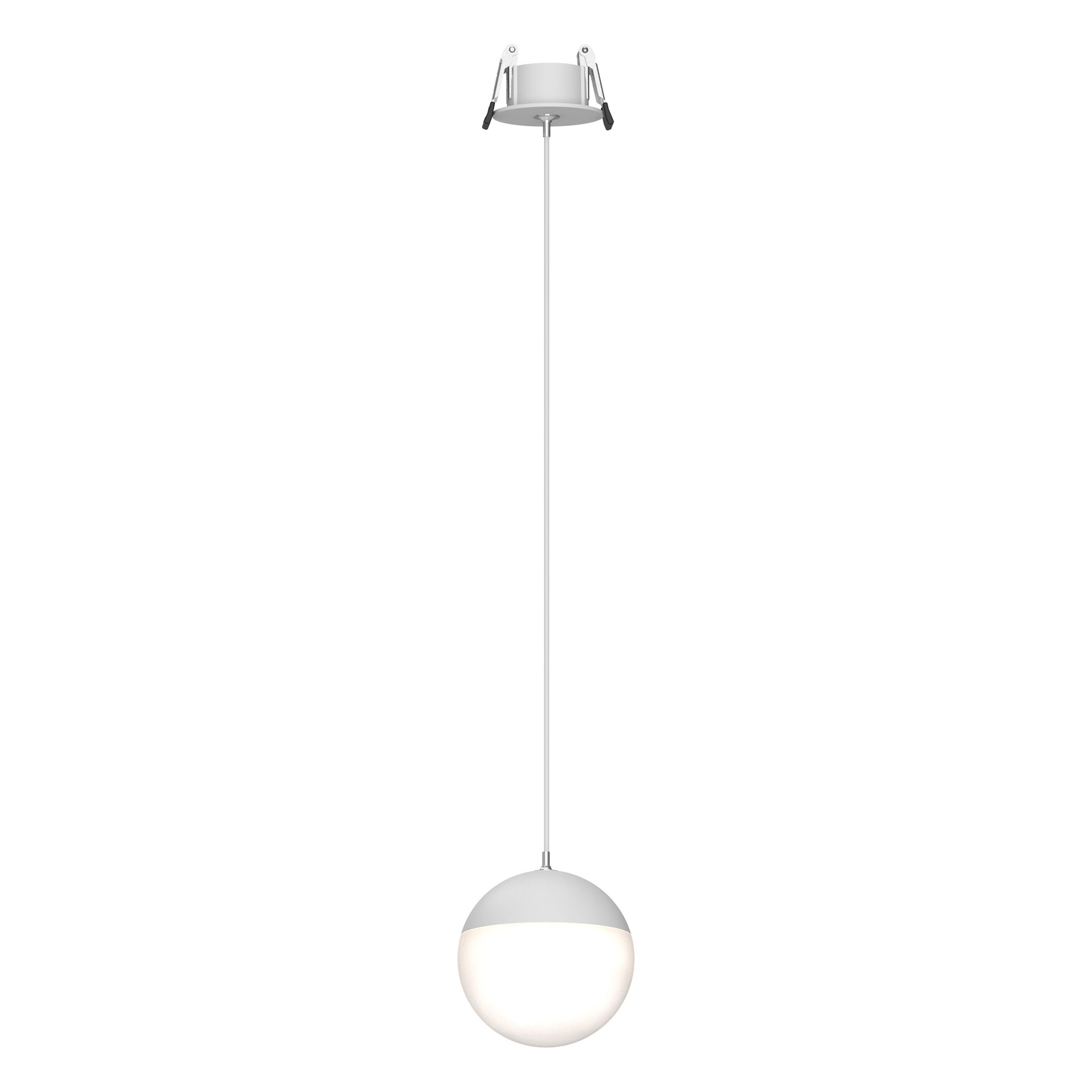 KILDA * SOSPESO LED 10W 3000K INCASSATO BIANCO