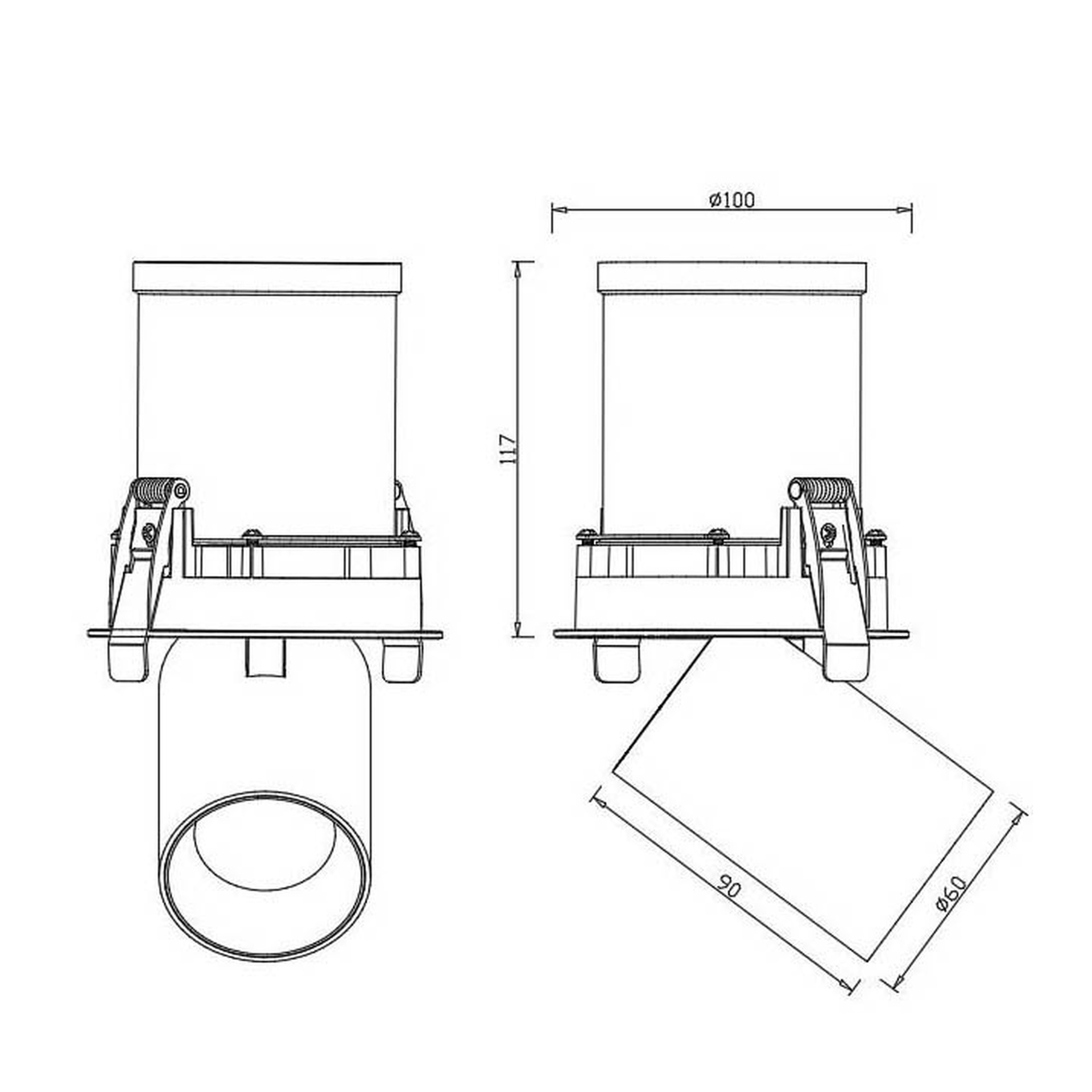 Garda · Luminaires encastrés · Blanc mat