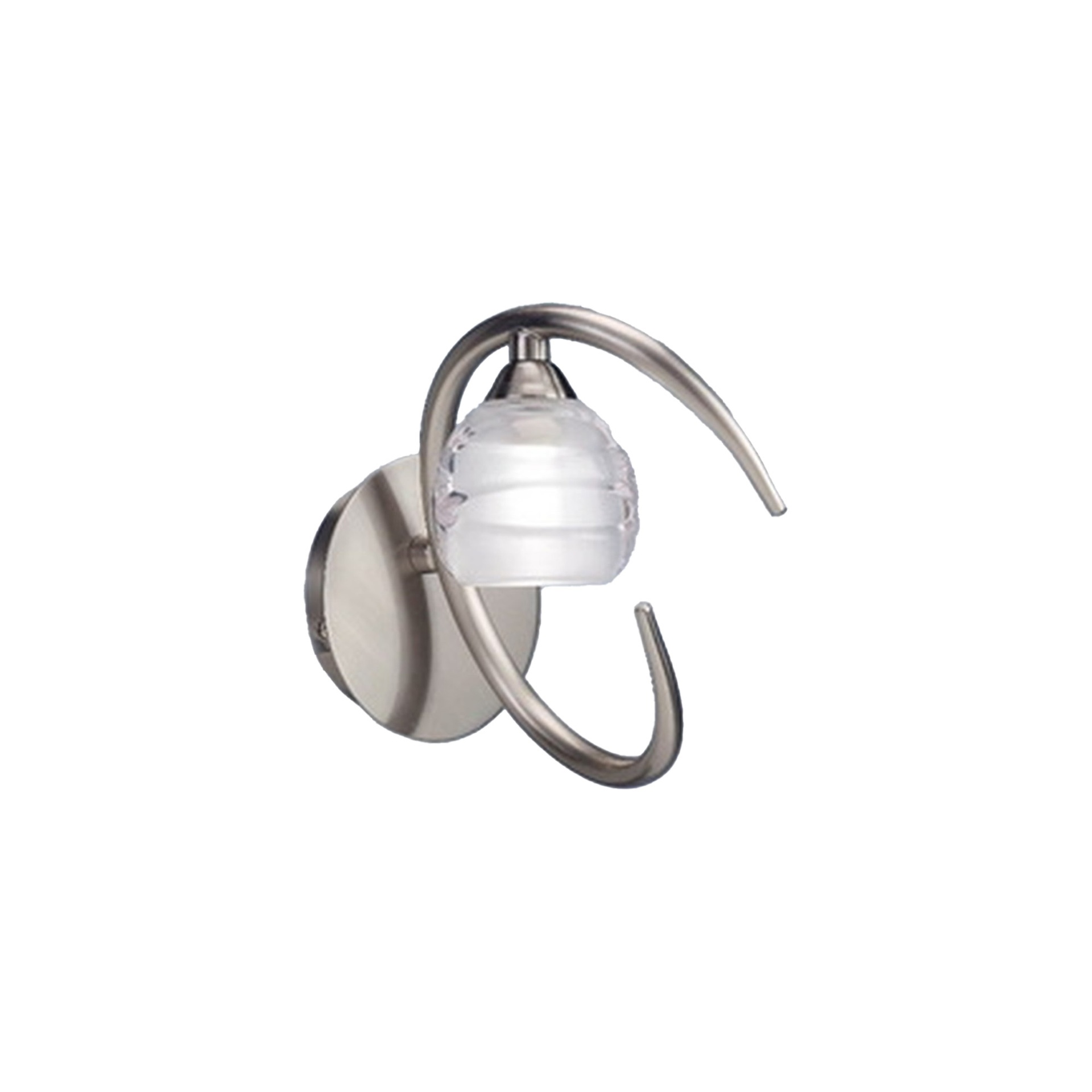 Loop · Luminarias de pared · Níquel Satinado